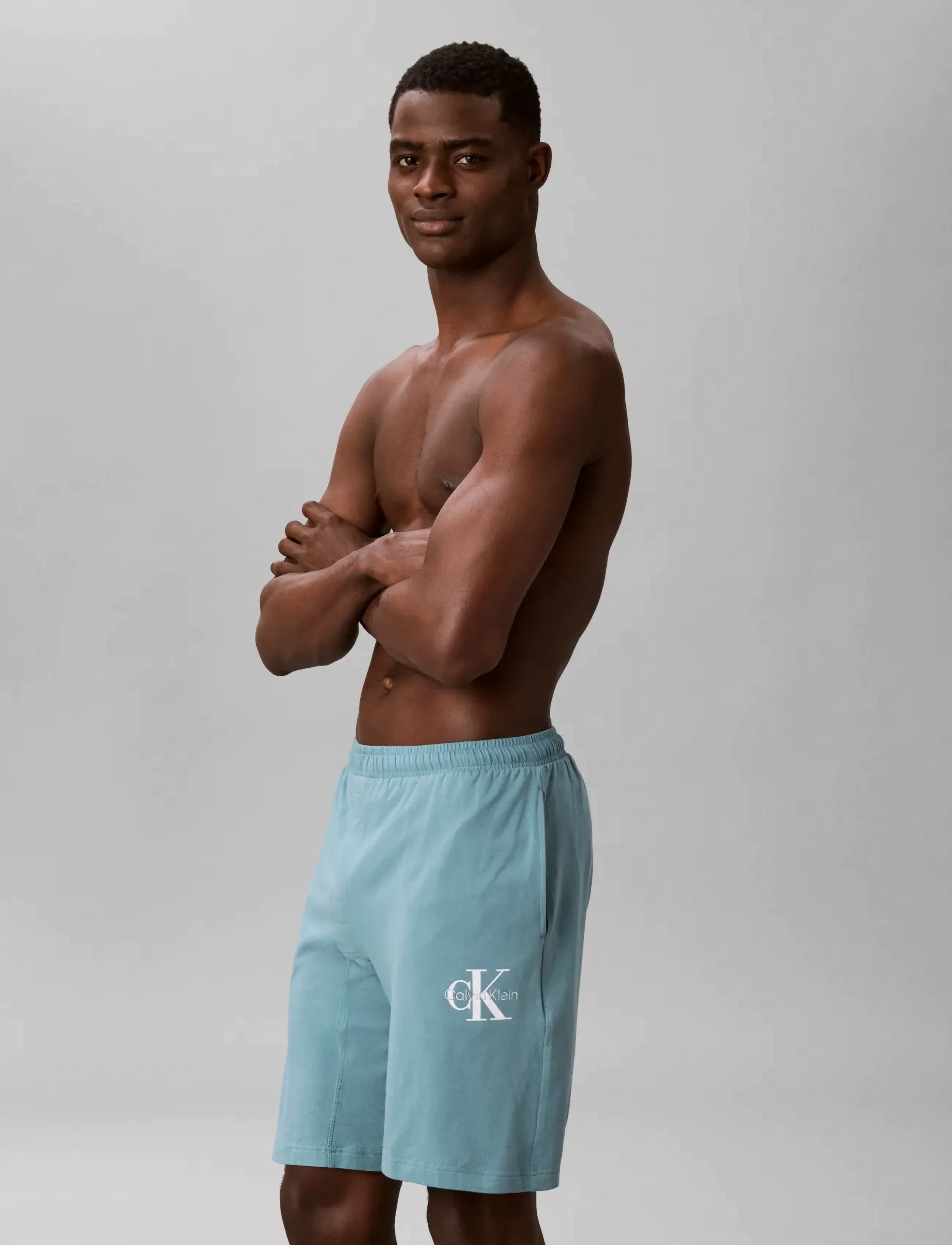 Calvin Klein - MONOGRAM SLEEP SHORT - laveste priser - arctic - 4