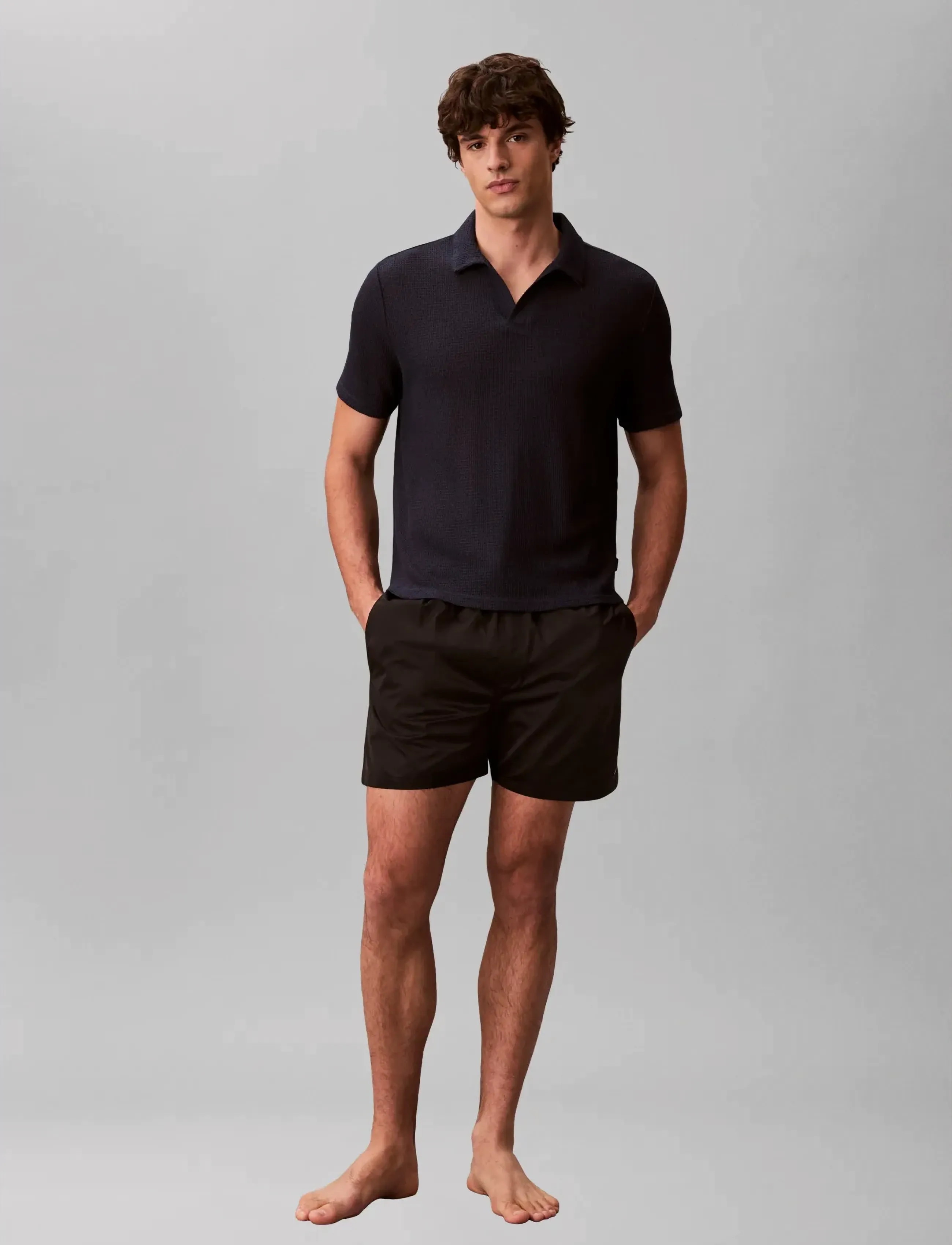 Calvin Klein - KNIT SHIRT - knitted polos - shoreline - 2