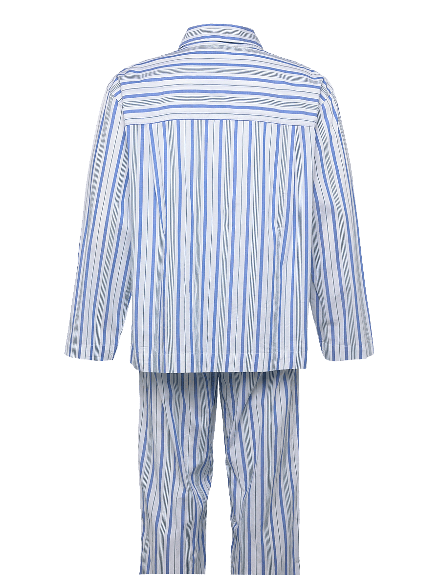 Calvin Klein - POPLIN L/S BUTTON DOWN SET - pyjamasets - 19513 sweet stripe+white royalty - 1