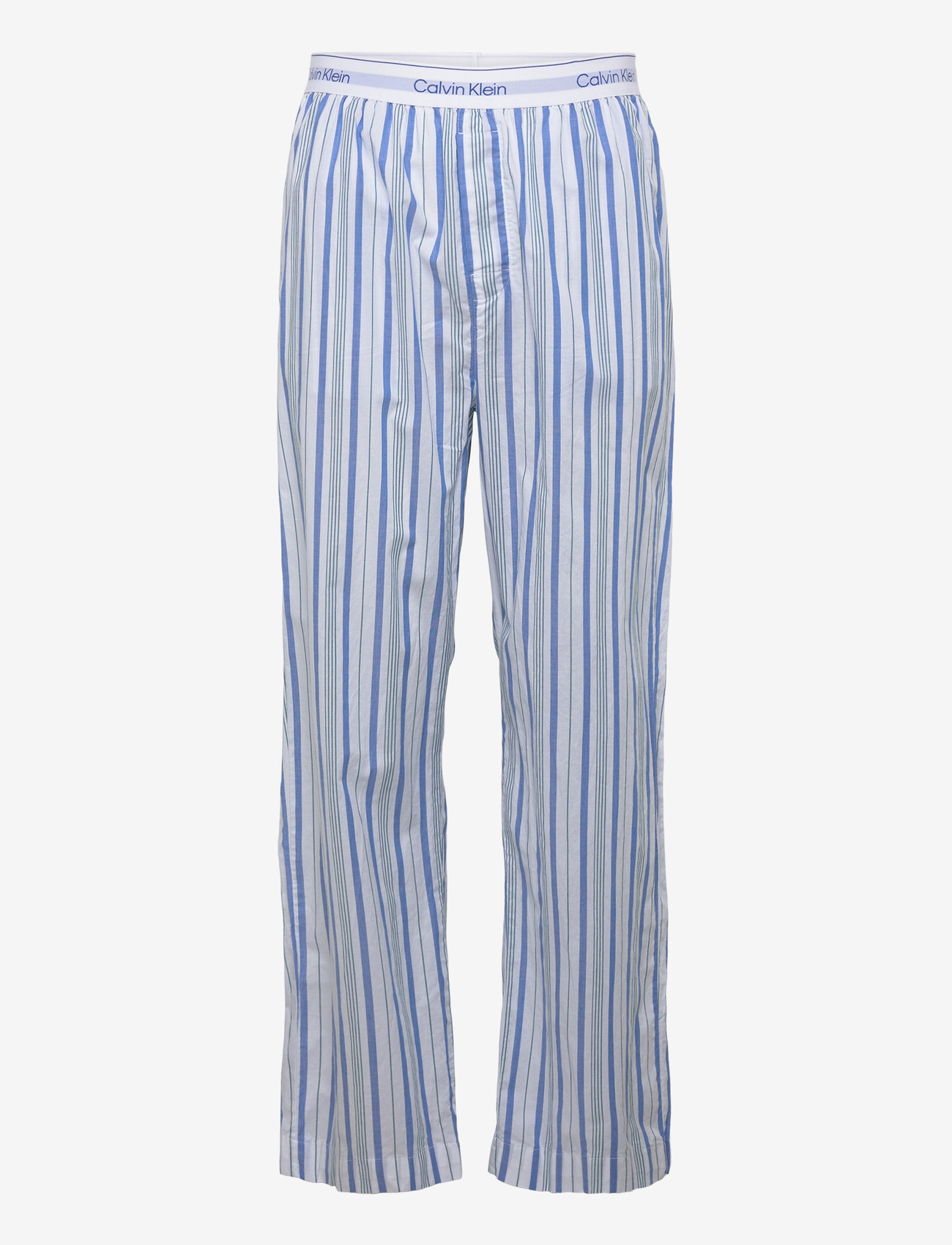 Calvin Klein - POPLIN L/S BUTTON DOWN SET - pyjama sets - 19513 sweet stripe+white royalty - 2