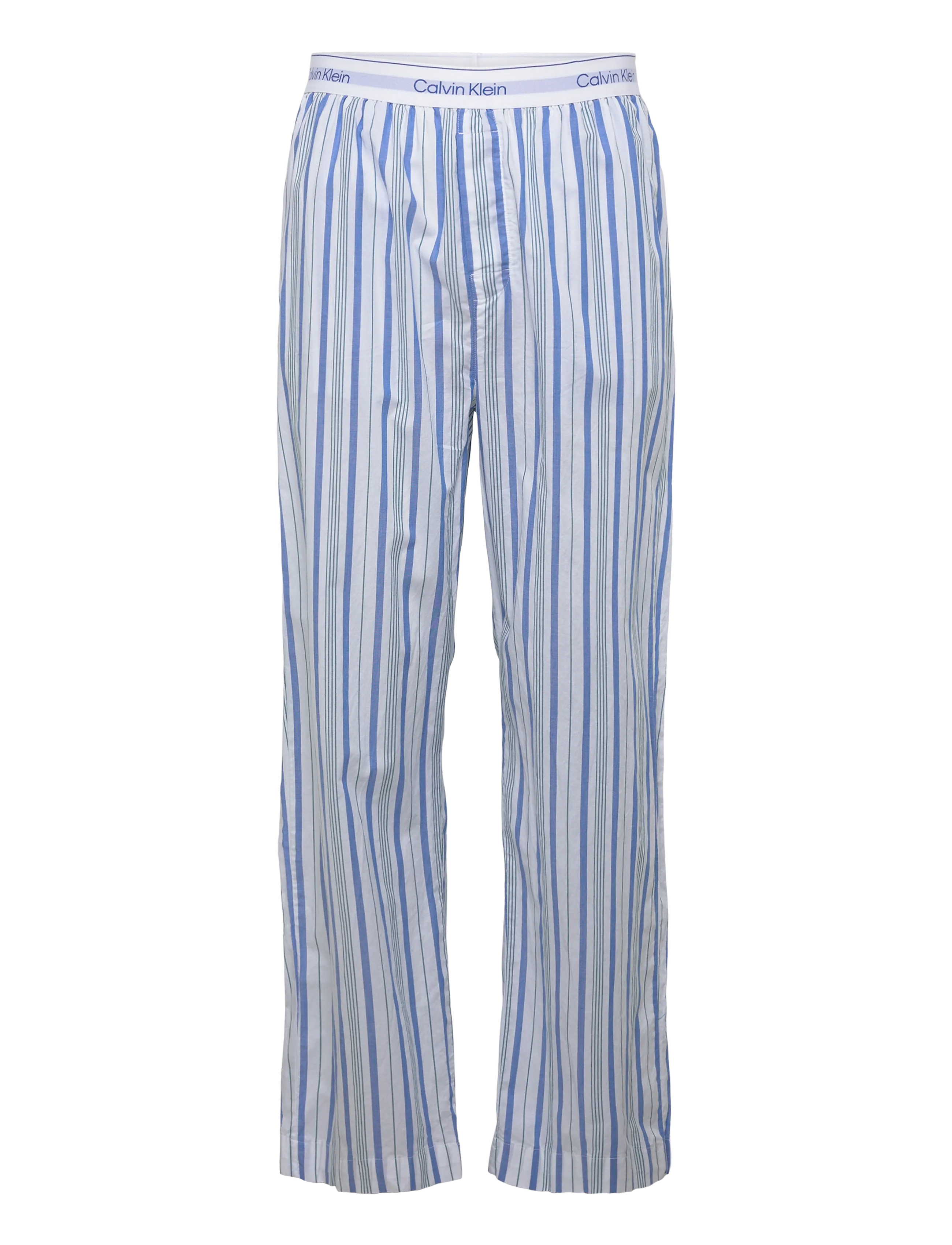 Calvin Klein - POPLIN L/S BUTTON DOWN SET - pyjama sets - 19513 sweet stripe+white royalty - 2