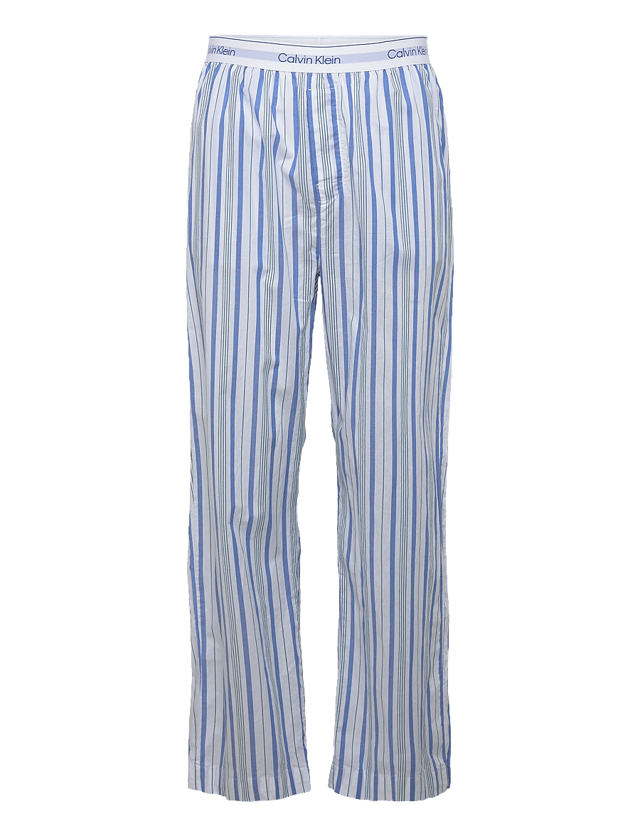 Calvin Klein - POPLIN L/S BUTTON DOWN SET - pyjamasets - 19513 sweet stripe+white royalty - 2