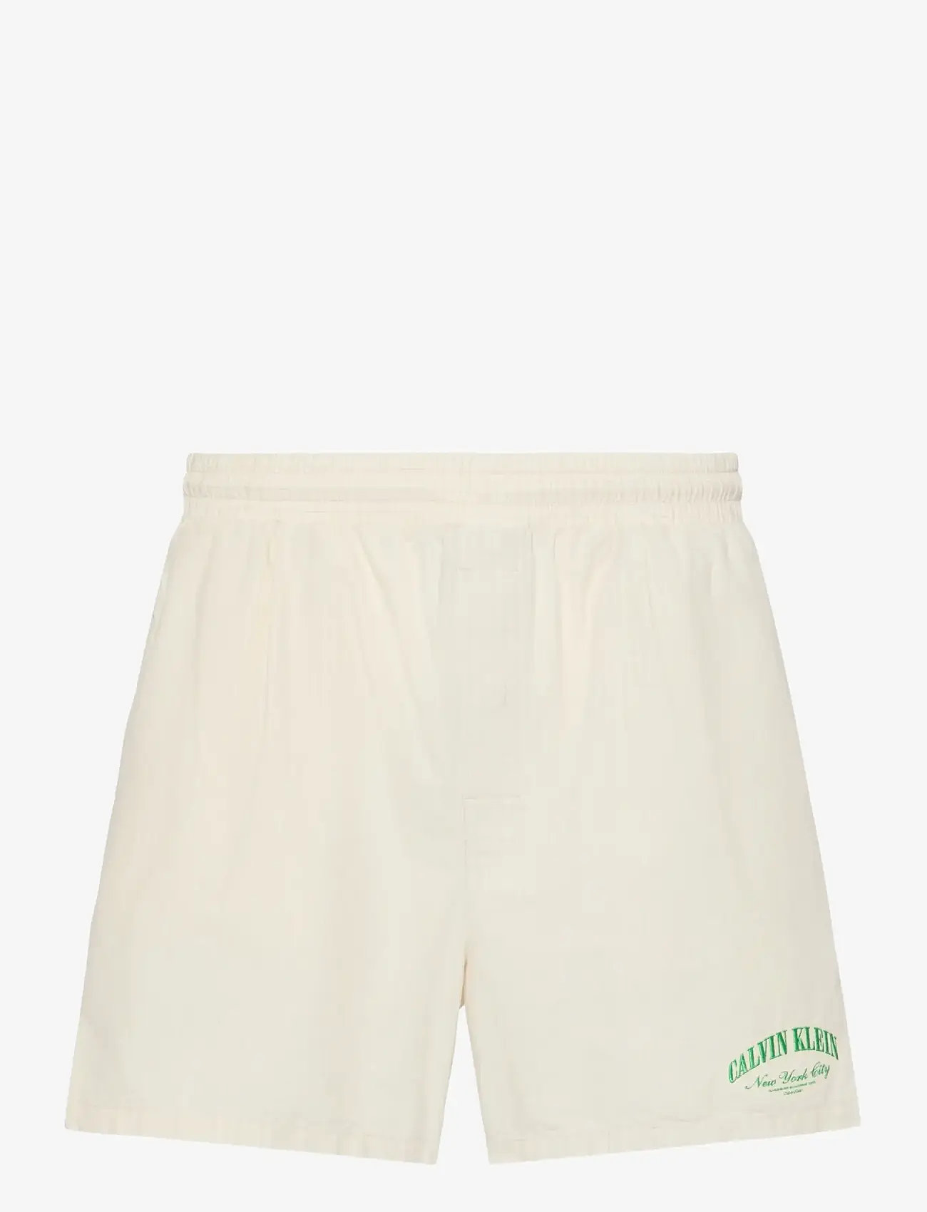 Calvin Klein - HERITAGE CREST SLEEP SHORT - casual shorts - slim stripe chalk - 1