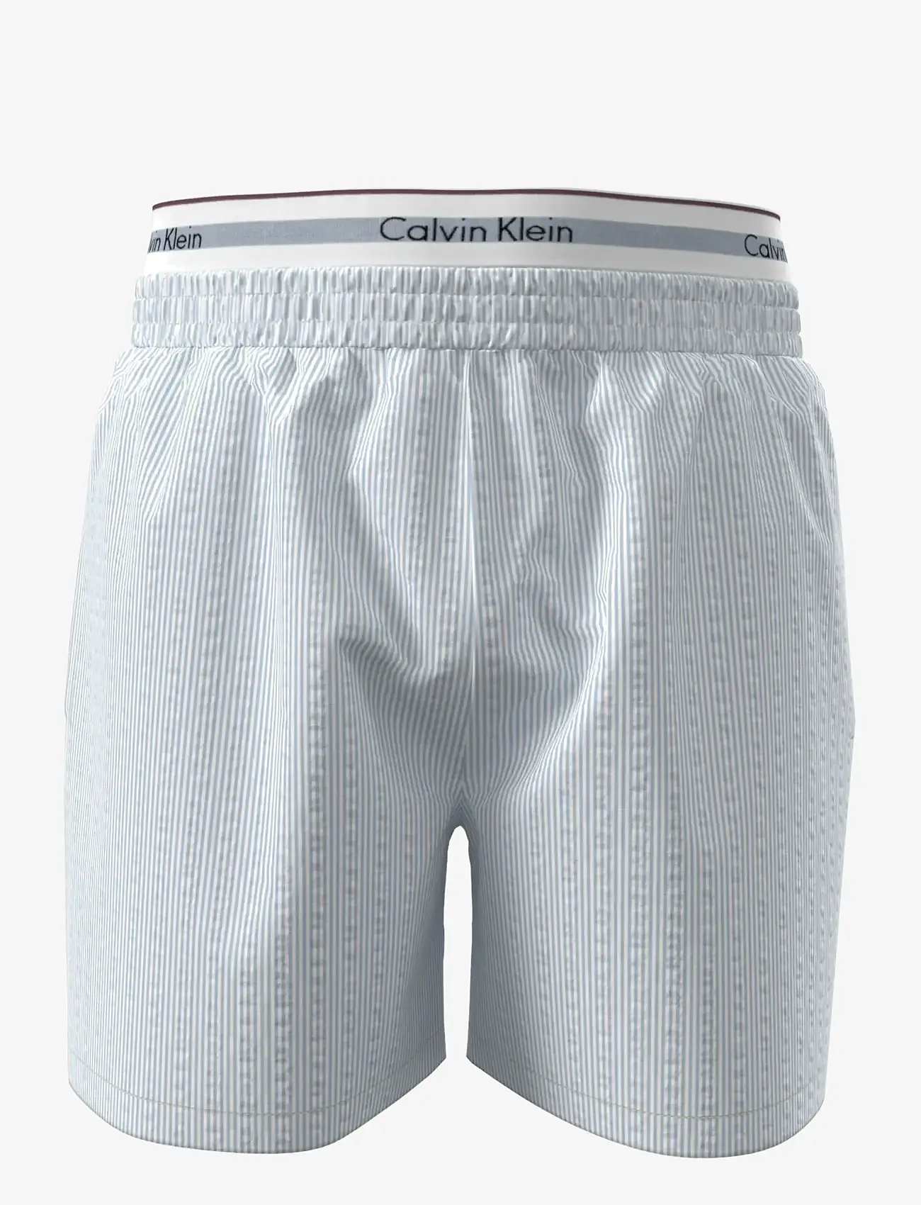 Calvin Klein - SEERSUCKER SLEEP SHORT - natbukser - dime stripe ballad blue - 1