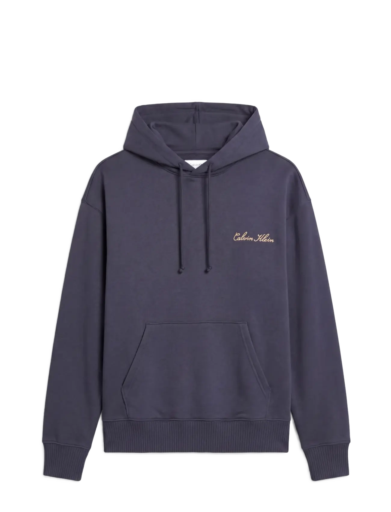 Calvin Klein - SCRIPT L/S HOODIE - hættetrøjer - blue nights - 1