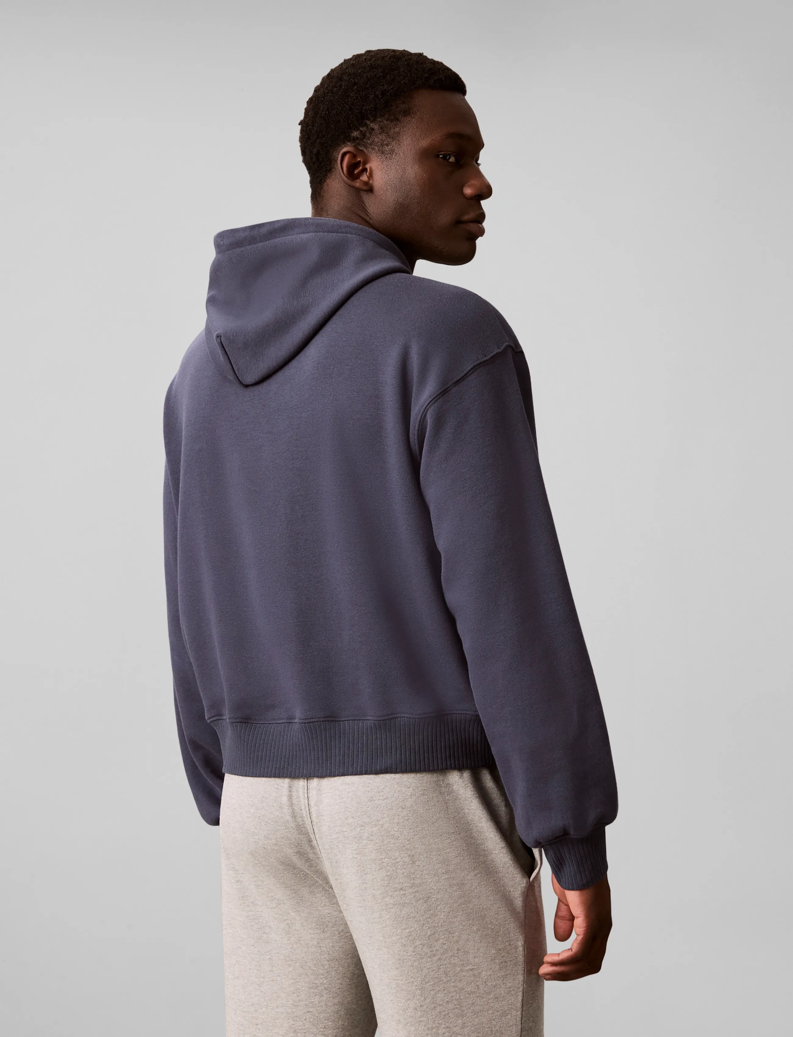 Calvin Klein - SCRIPT L/S HOODIE - hættetrøjer - blue nights - 2