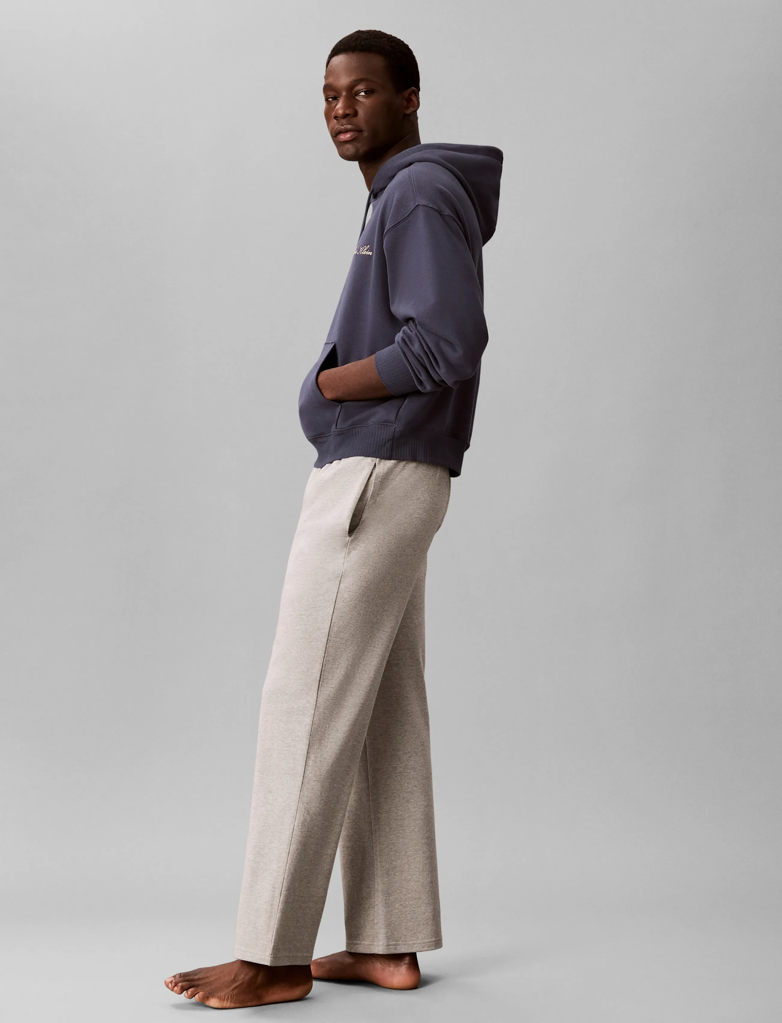 Calvin Klein - SCRIPT L/S HOODIE - hættetrøjer - blue nights - 5