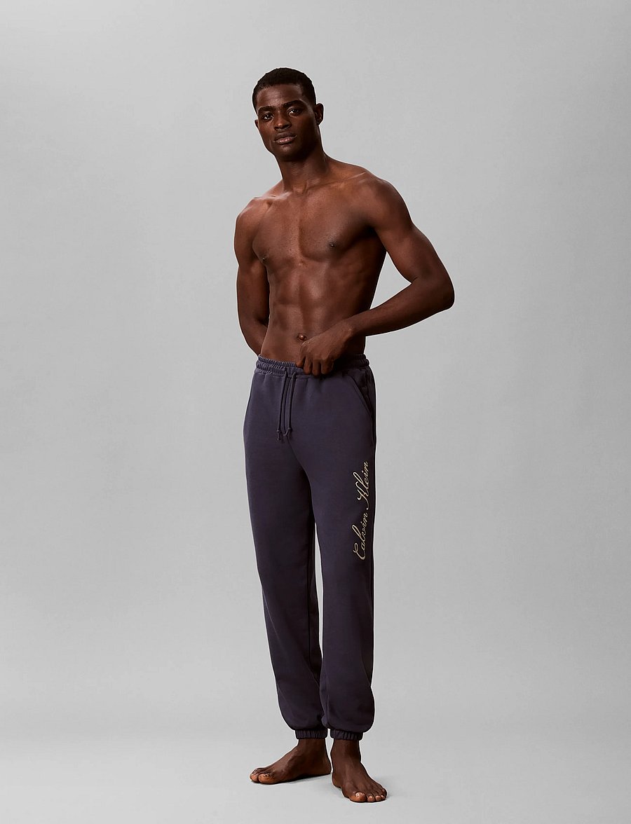 Calvin Klein - SCRIPT JOGGER - sweatpants - blue nights - 0