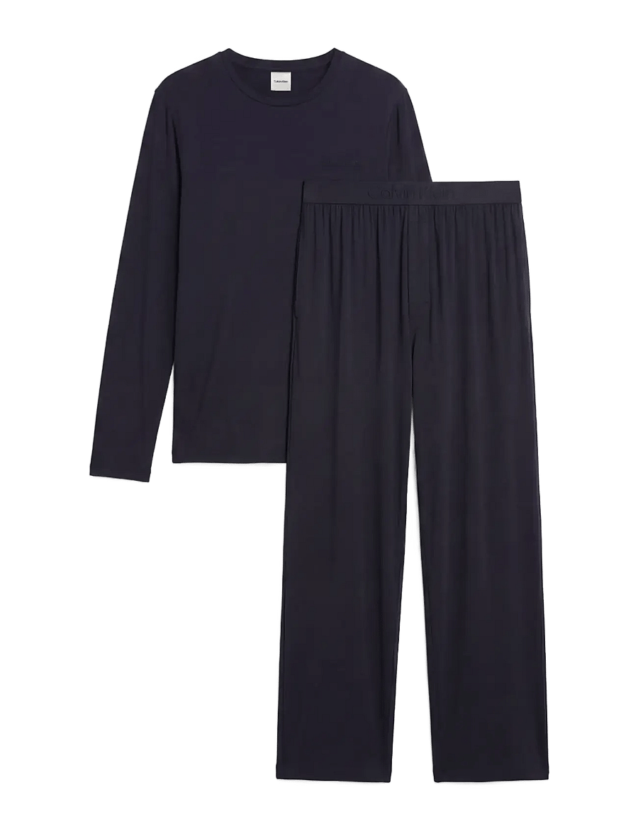 Calvin Klein - MODAL L/S PANT SET - pyjamasets - shoreline - 1