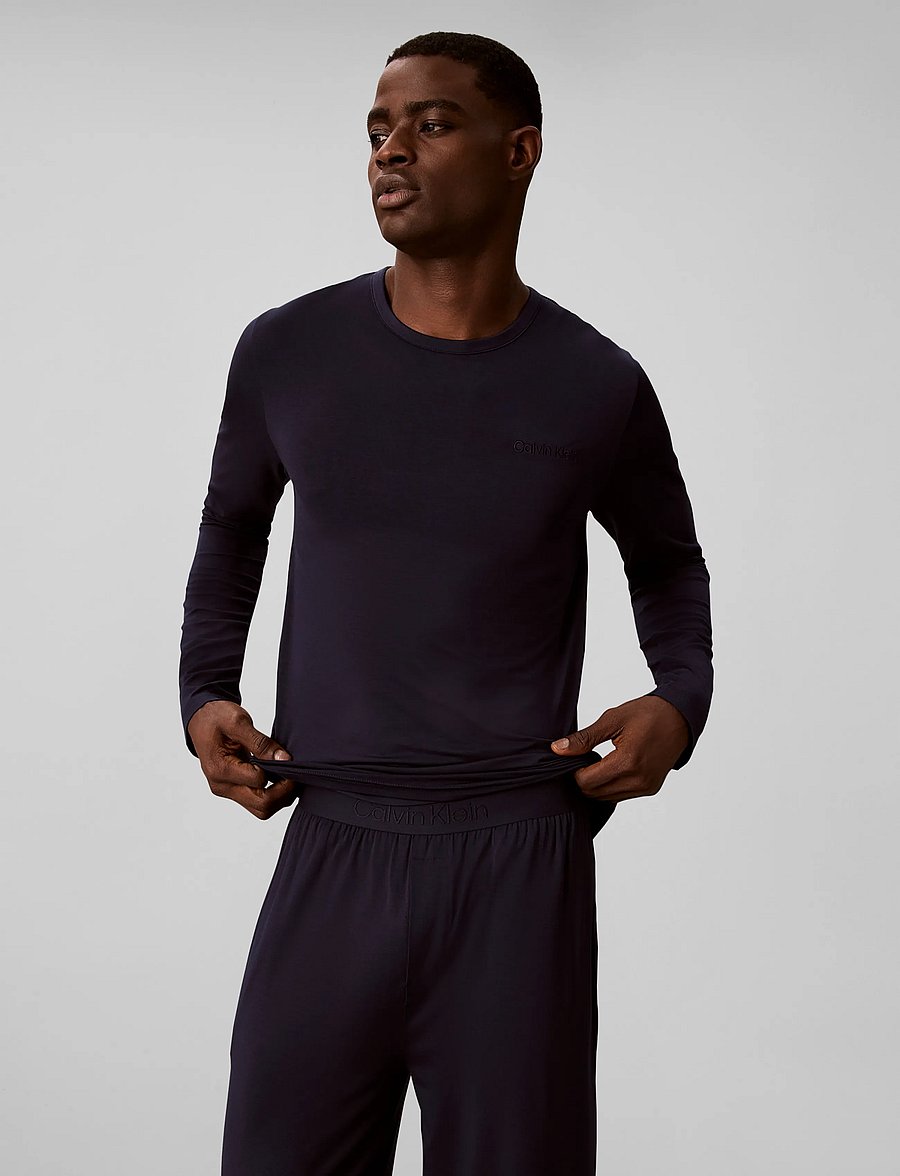 Calvin Klein - MODAL L/S PANT SET - pyjamasets - shoreline - 0