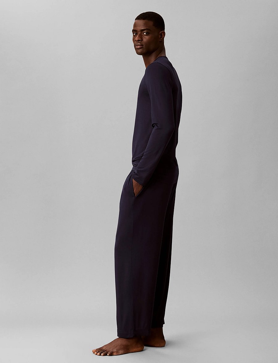 Calvin Klein - MODAL L/S PANT SET - pyjamasets - shoreline - 5