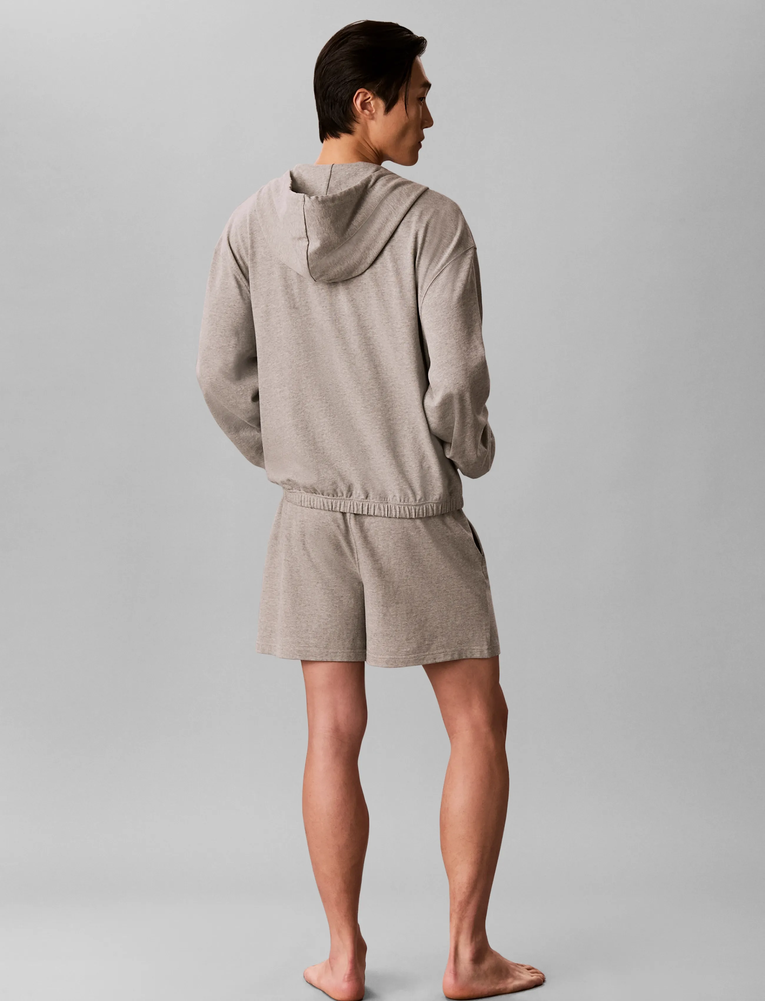 Calvin Klein - ICON ESSNL L/S FULL ZIP HOODIE - b10 grey heather - 2