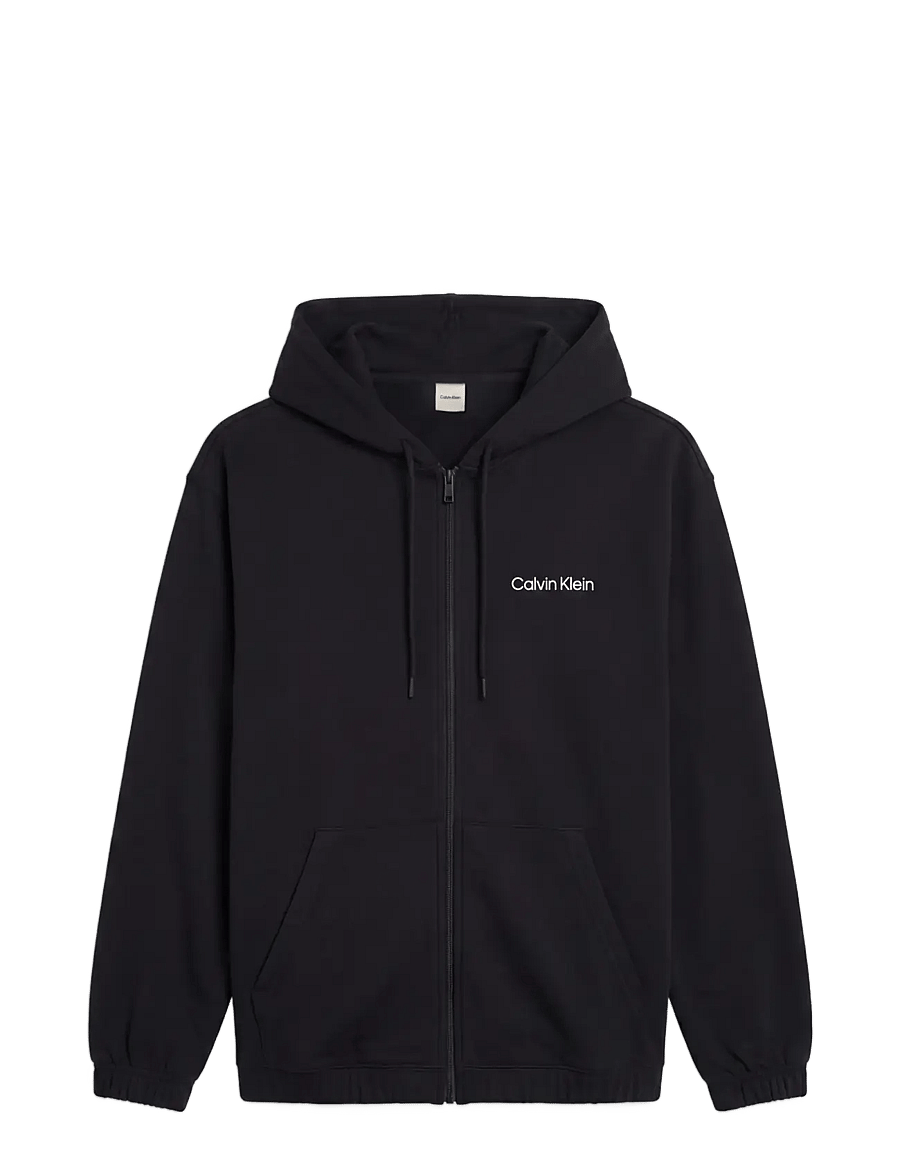 Calvin Klein - ICON ESSNL L/S FULL ZIP HOODIE - kapuzenpullover - black - 1
