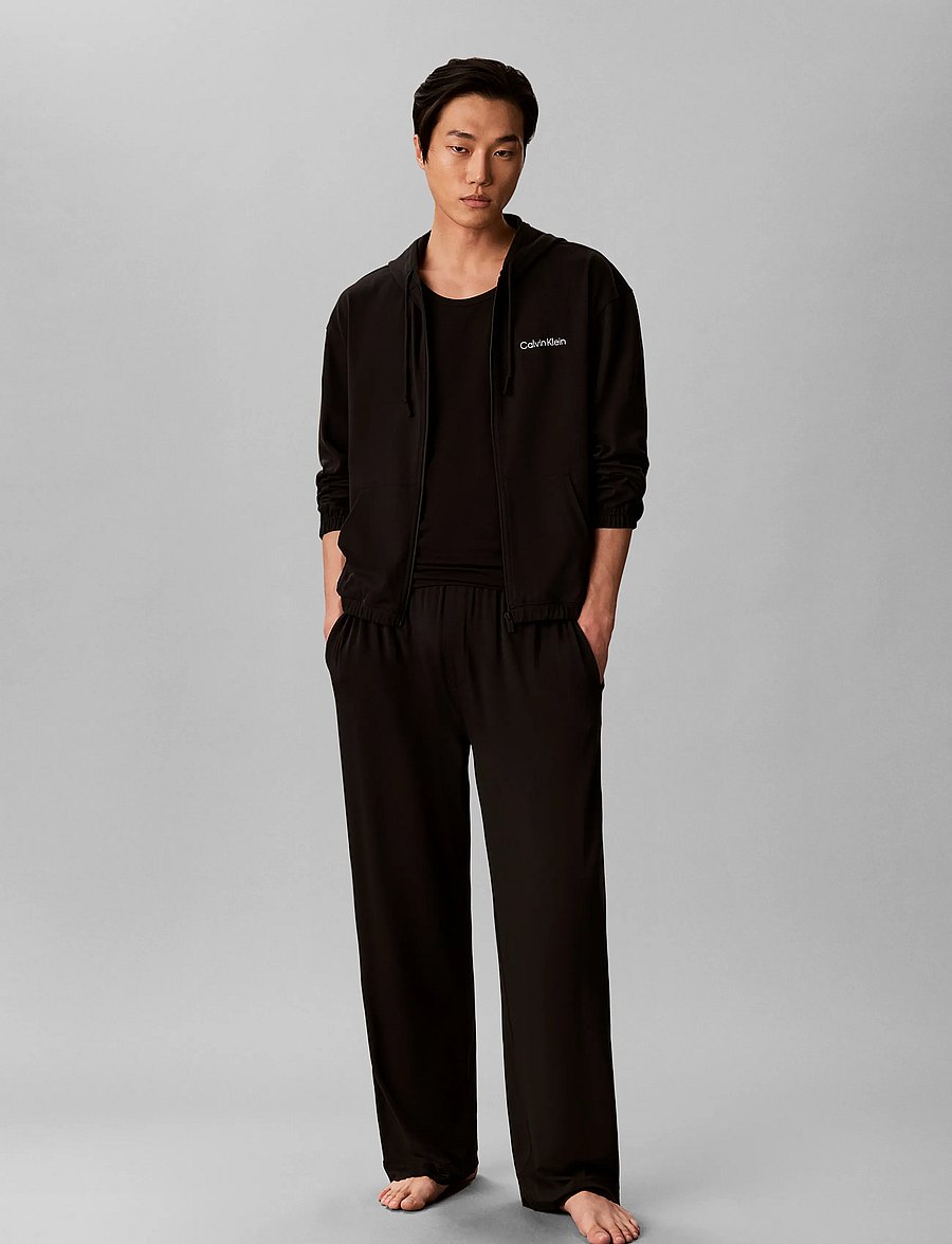 Calvin Klein - ICON ESSNL L/S FULL ZIP HOODIE - kapuzenpullover - black - 0