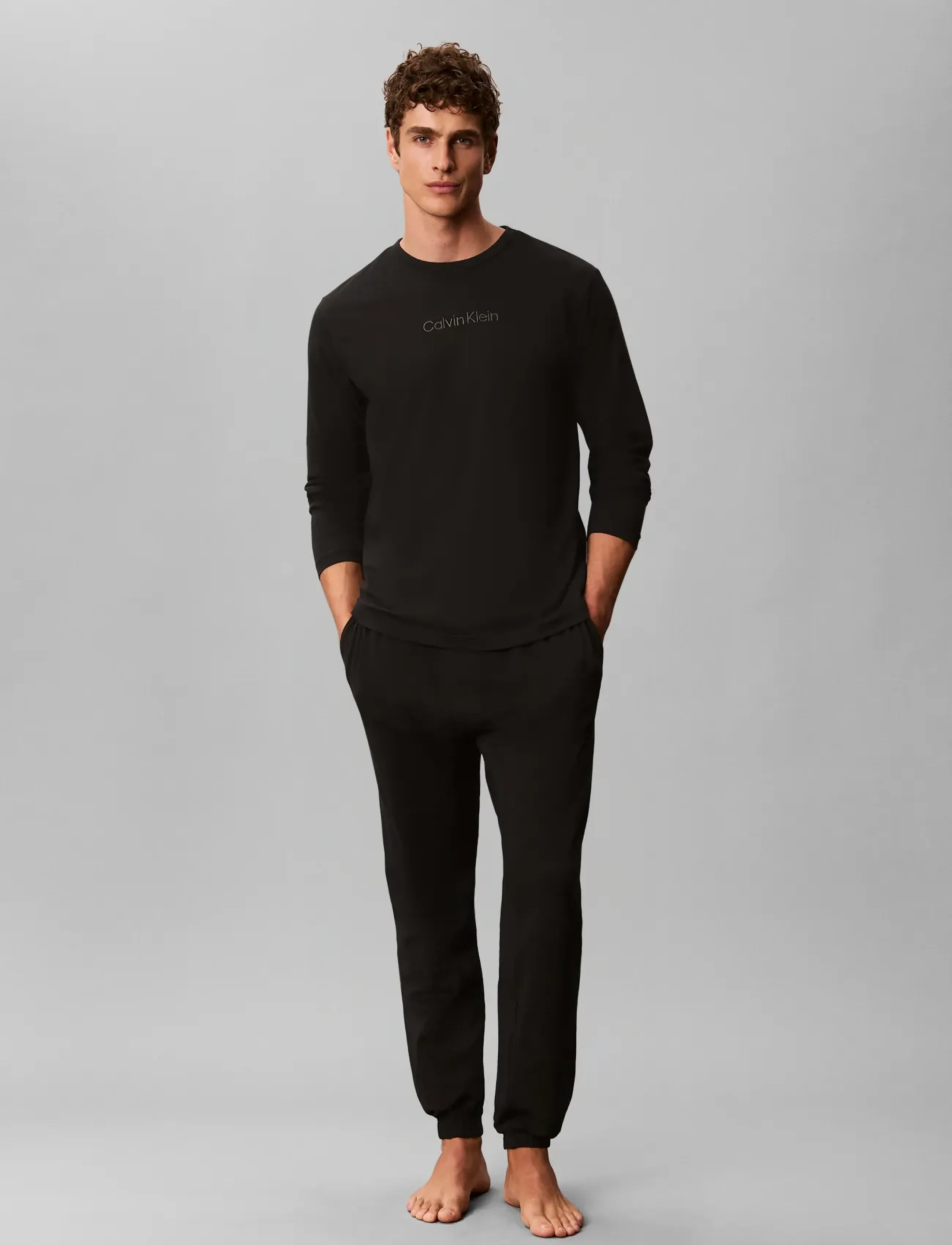 Calvin Klein Holiday Ls Tee Jogger Set pyjamas herr – bild 5