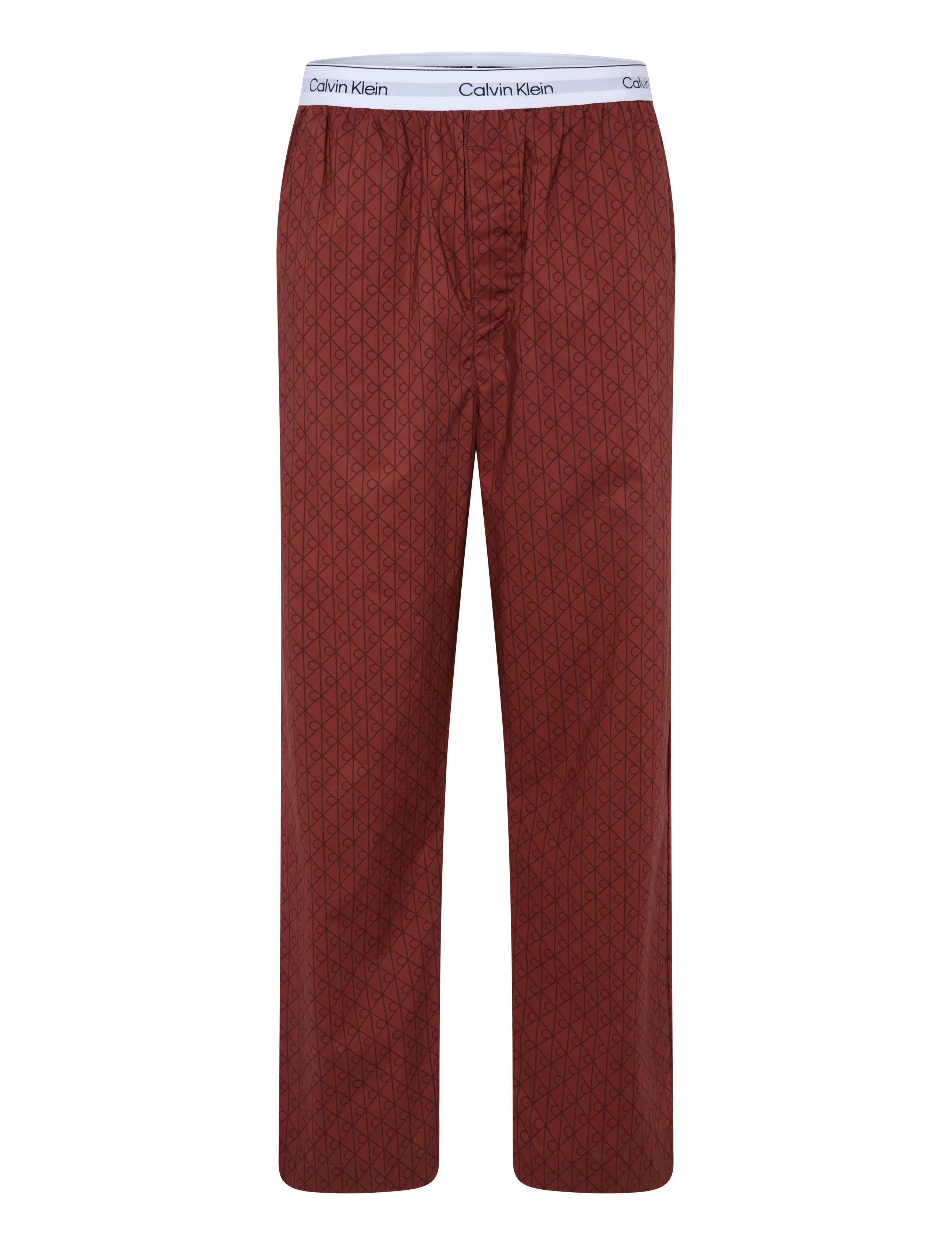 Calvin Klein - HOLIDAY LS TEE PANT SET - pyjamasset - brown velvet top  w  dual emblem sp - 3