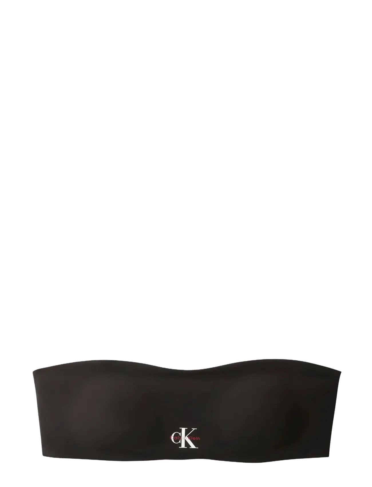 Calvin Klein BANDEAU - Badkläder - BLACK / black