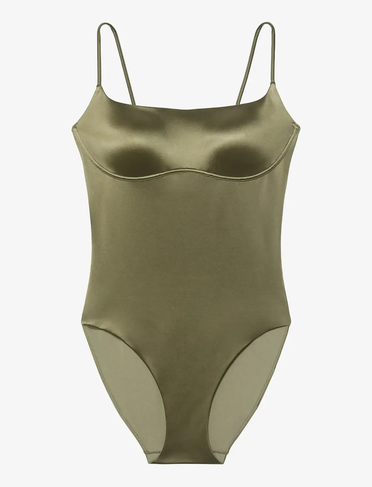 Calvin Klein - ONE PIECE - badedragter - brush green - 1