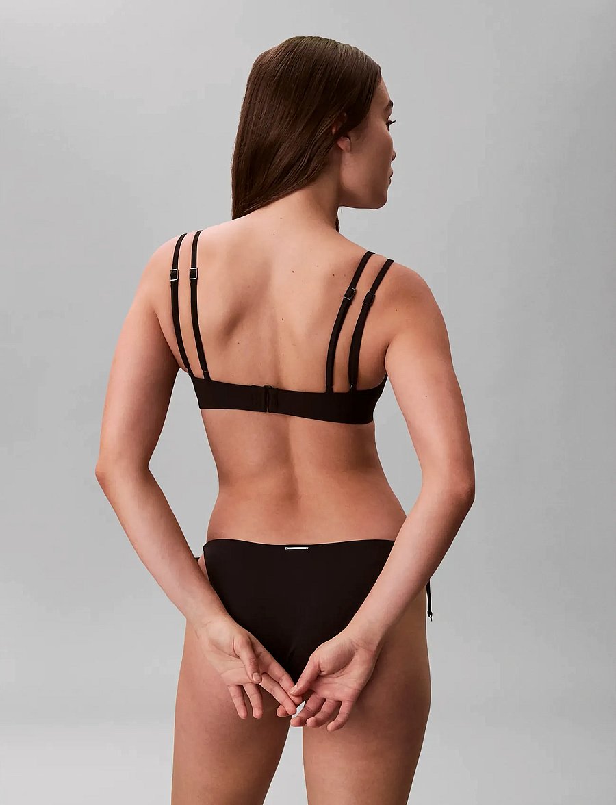Calvin Klein - BRALETTE - triangle bikinis - black - 2