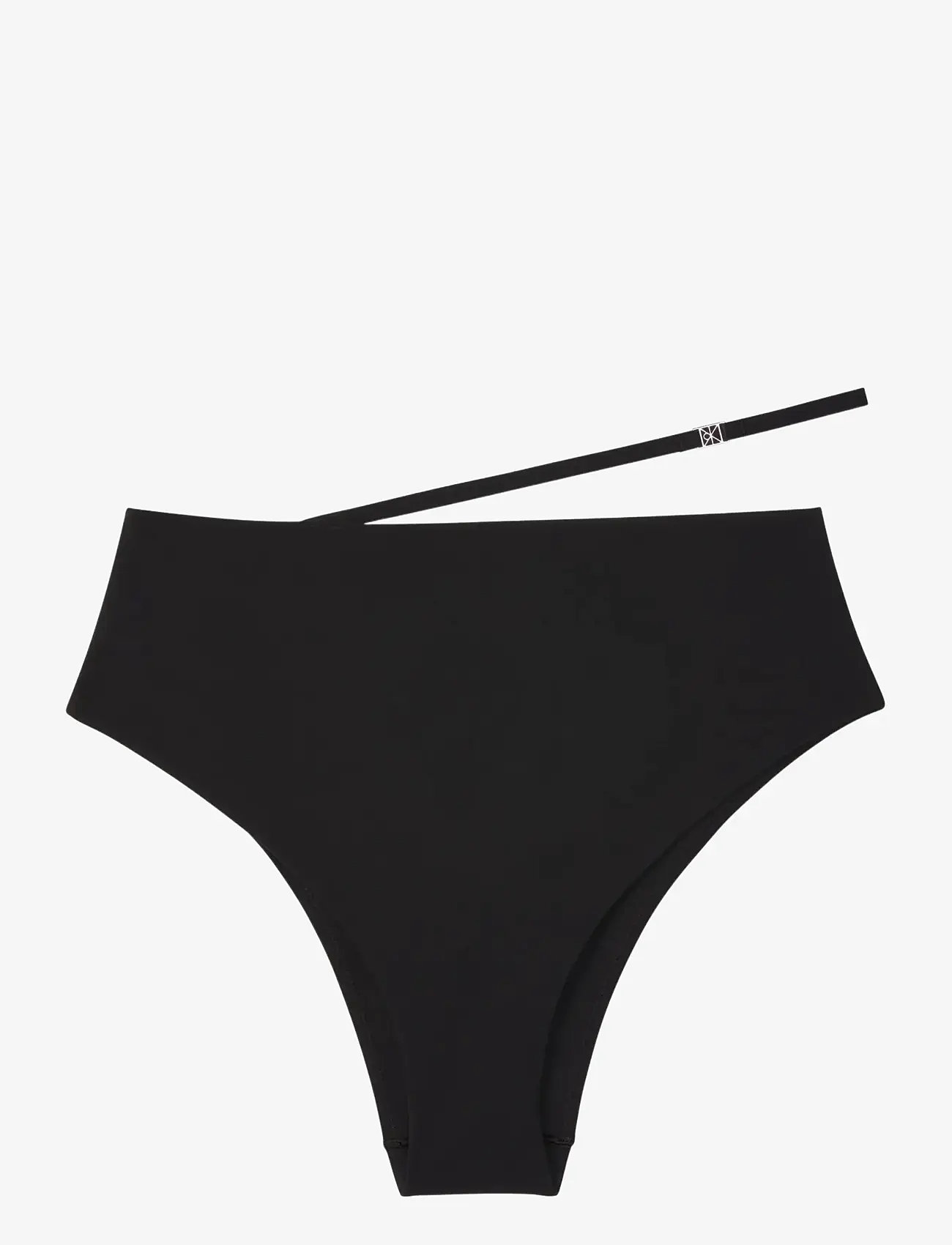 Calvin Klein HW BELT BOTTOM - Bikinitrosor med hög midja - BLACK / black