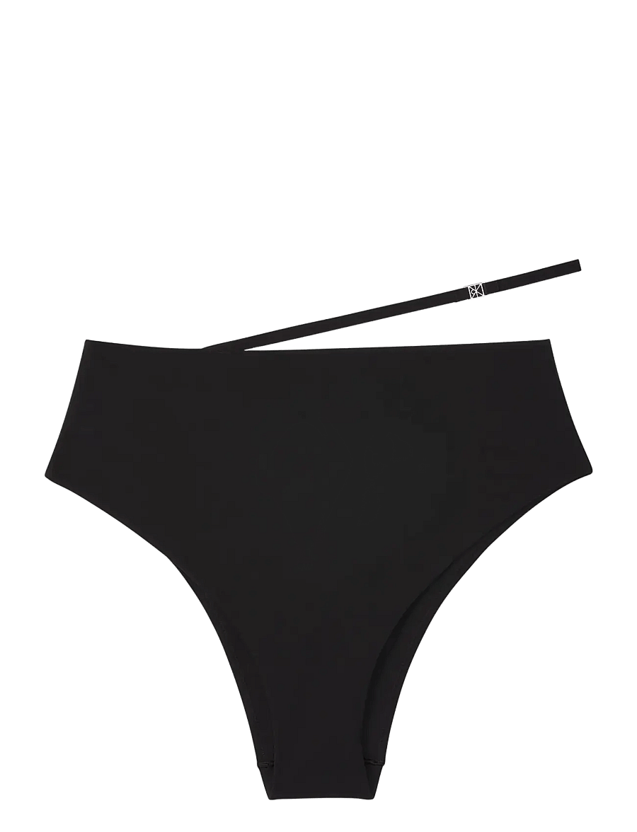 Calvin Klein - HW BELT BOTTOM - højtaljede bikinitrusser - black - 1