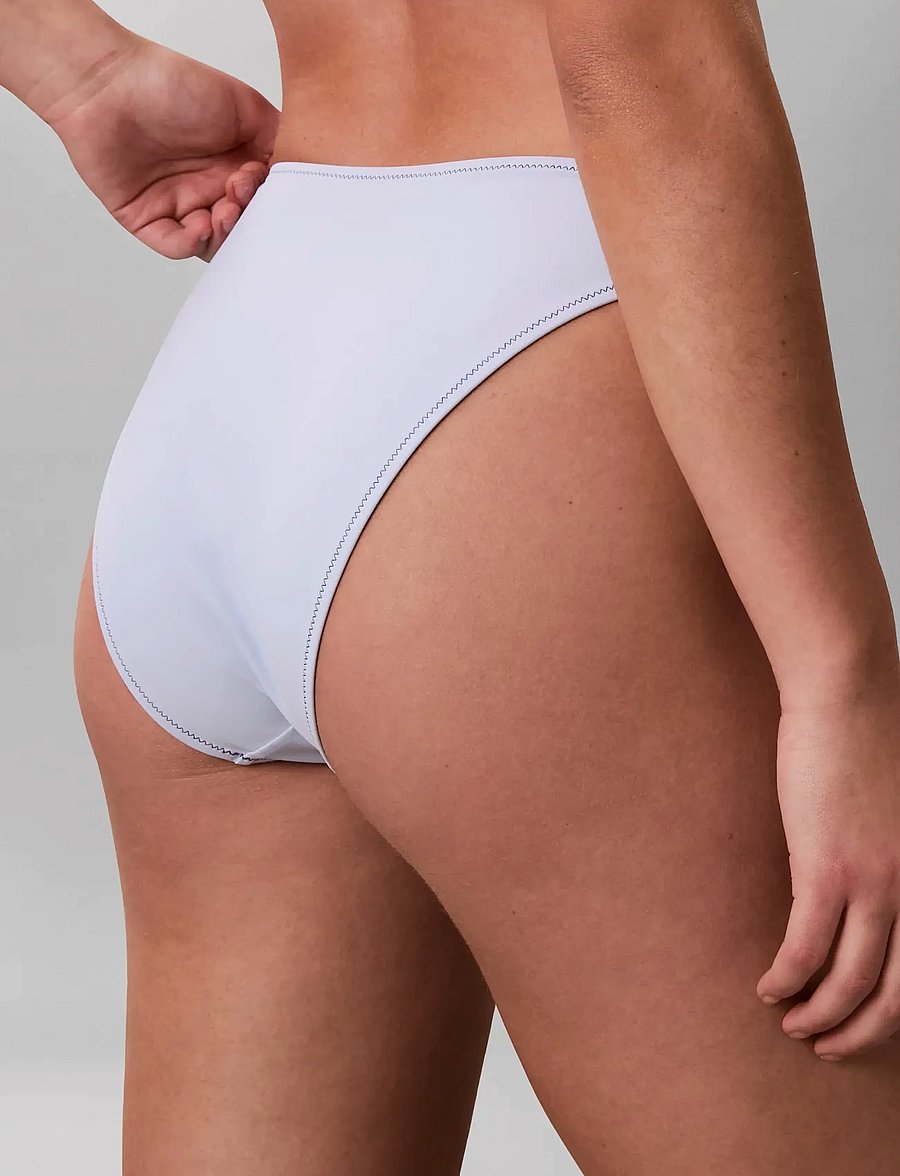 Calvin Klein - HIGH LEG BIKINI - brazilian bikiinid - breezy blue - 4