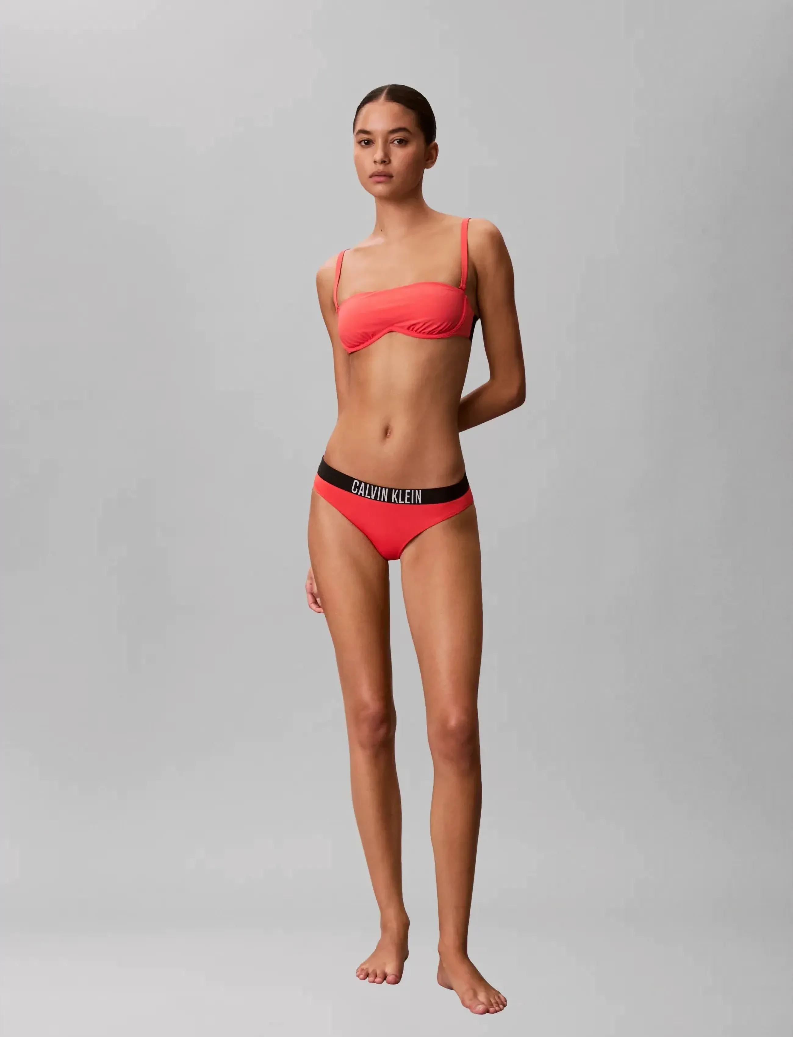 Calvin Klein BALCONETTE - Bikinis - PUNCH PINK / coral