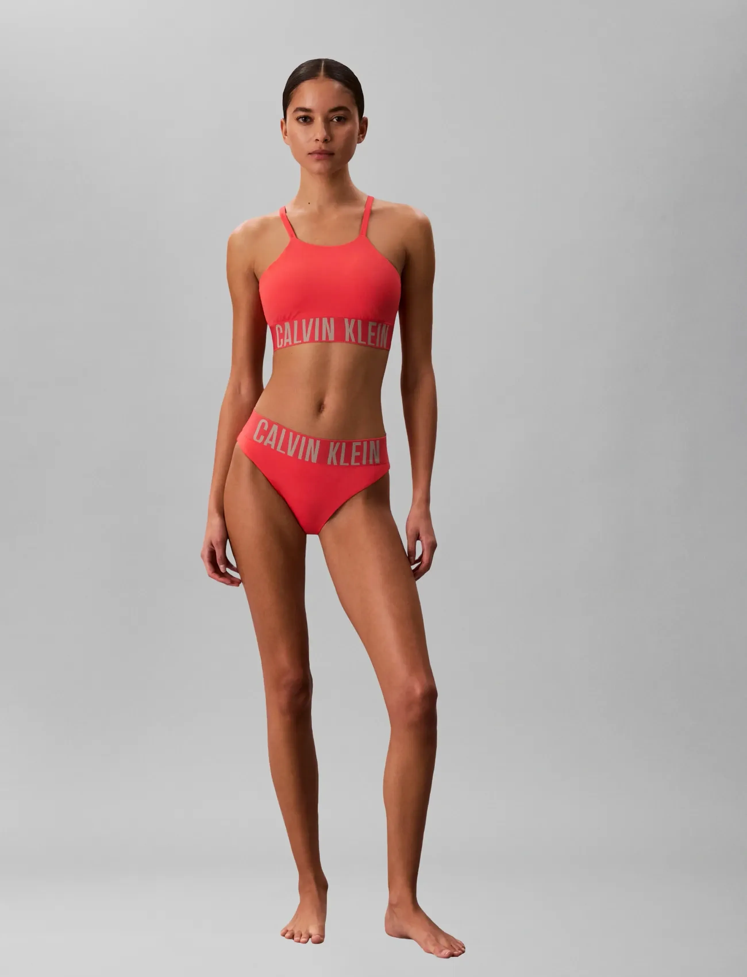Calvin Klein BIKINI - Bikinier - PUNCH PINK / coral