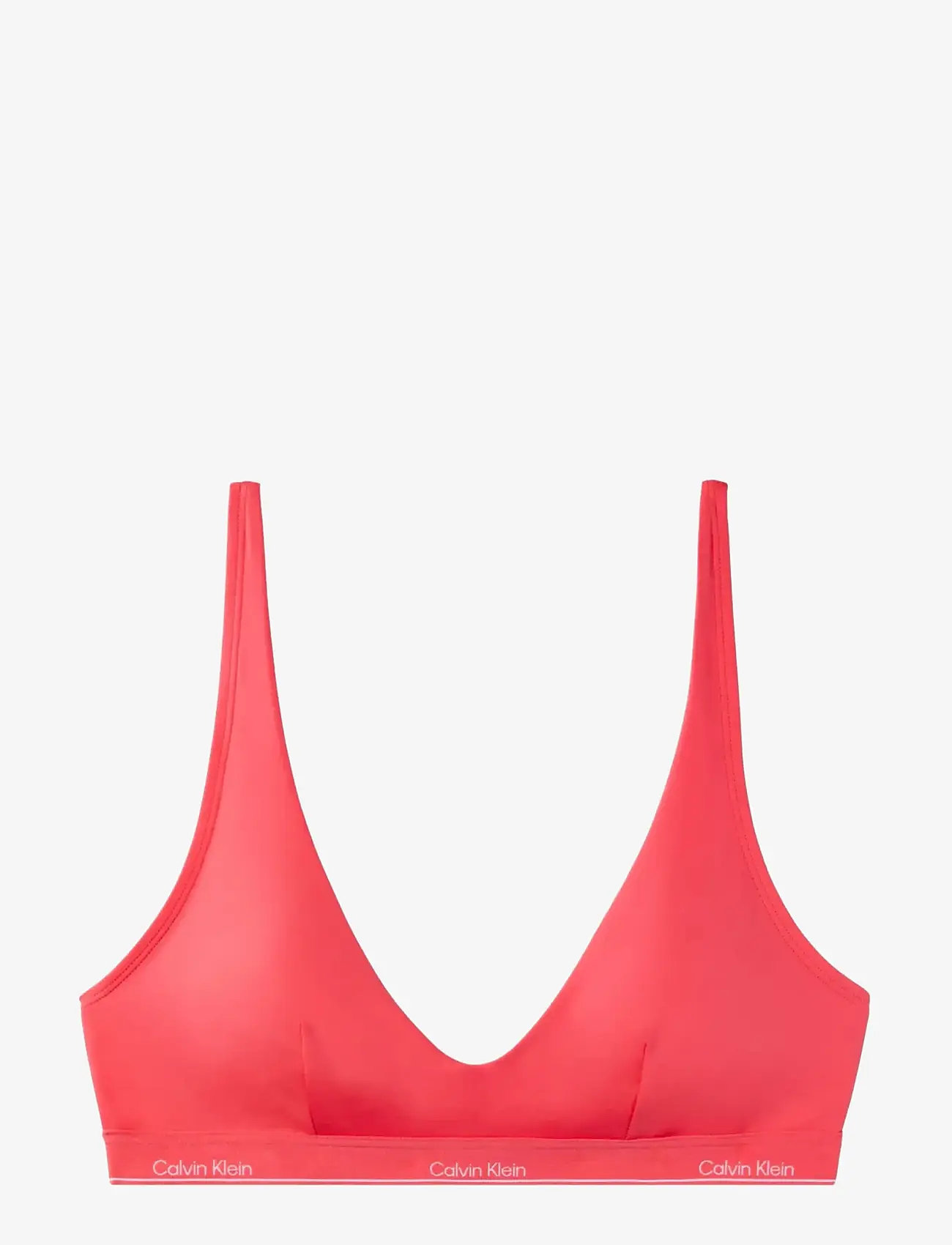 Calvin Klein - HALTER BRALETTE - triangle bikinis - punch pink - 1