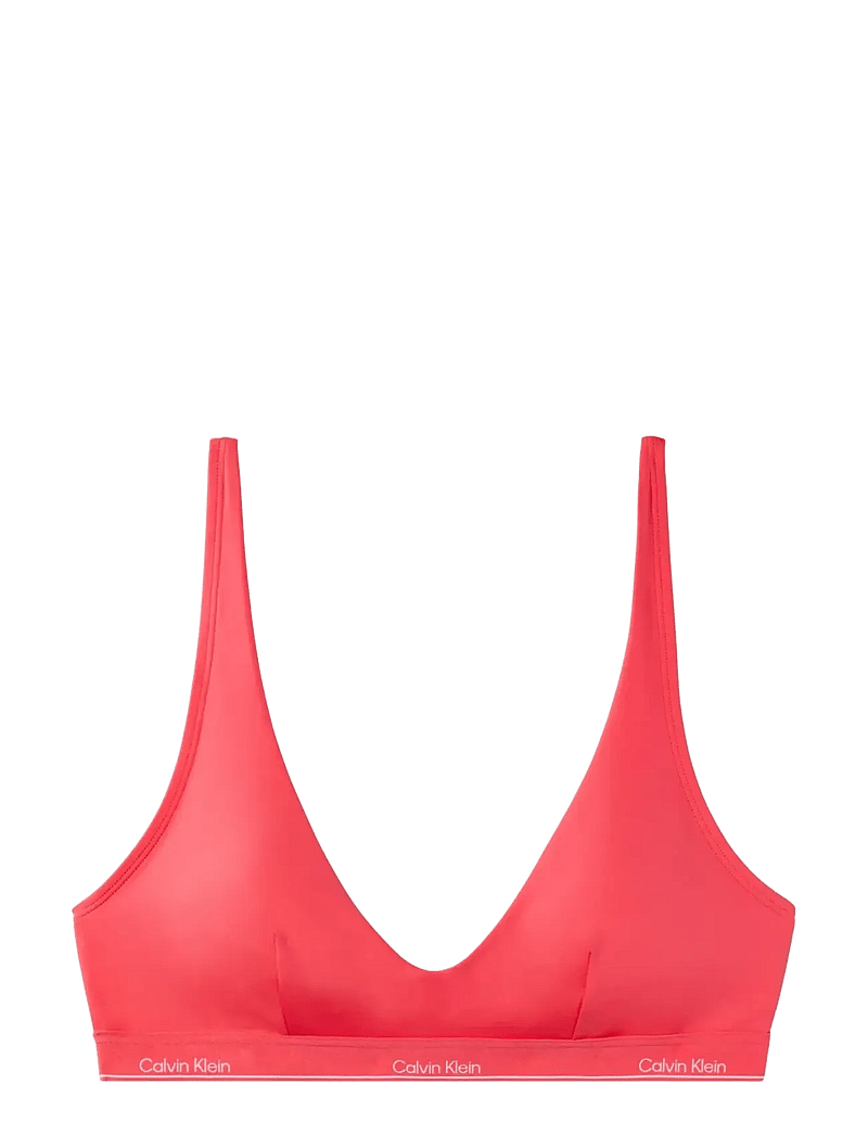Calvin Klein - HALTER BRALETTE - triangle bikinis - punch pink - 1