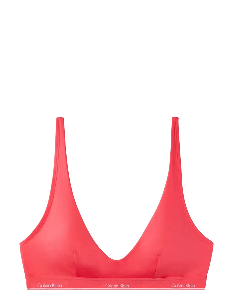 Calvin Klein - HALTER BRALETTE - trekantsbikinier - punch pink - 1