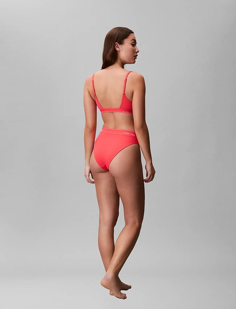 Calvin Klein - HALTER BRALETTE - triangle bikinis - punch pink - 2