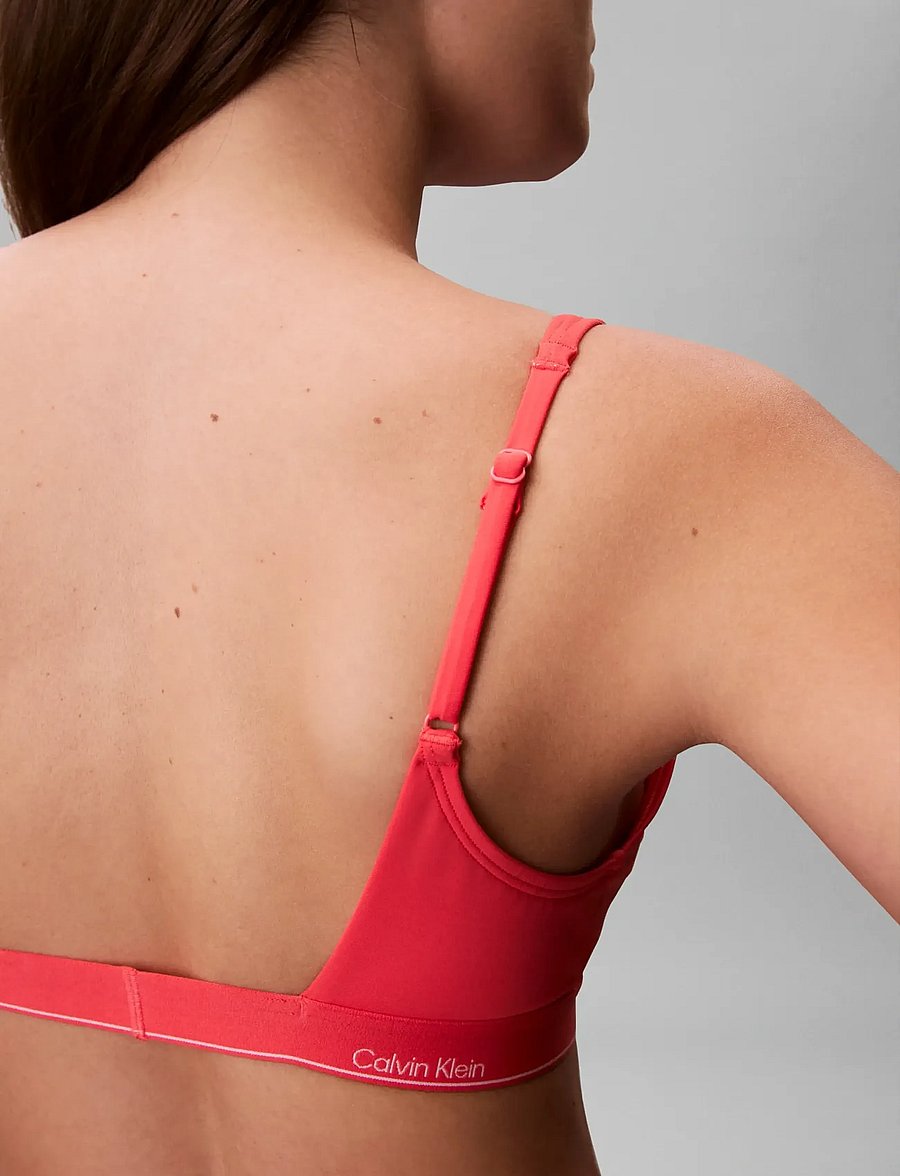 Calvin Klein - HALTER BRALETTE - trekantsbikinier - punch pink - 4