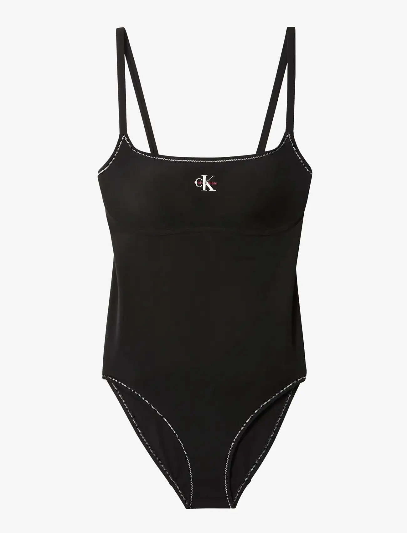 Calvin Klein - ONE PIECE - badeanzüge - black - 0
