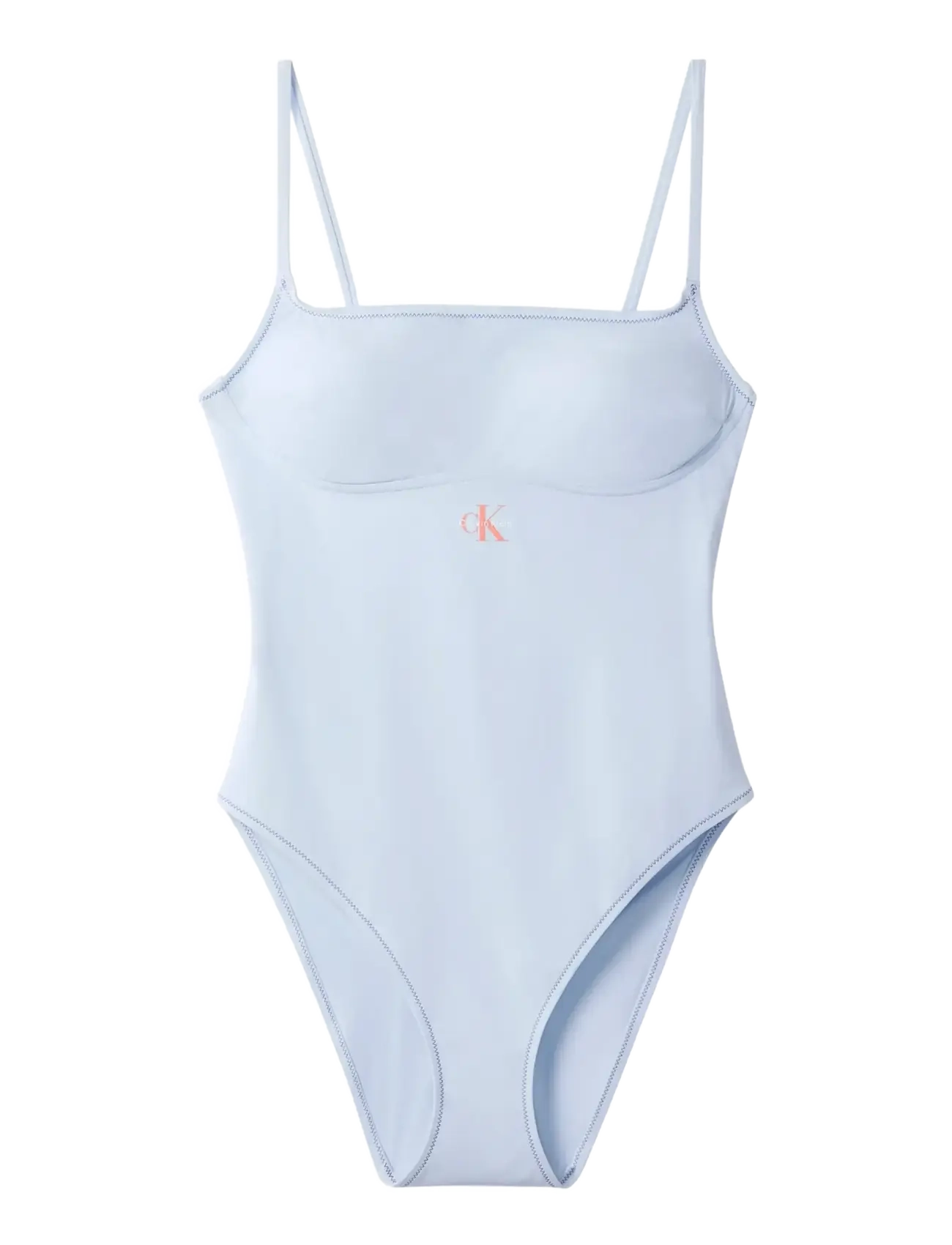 Calvin Klein - ONE PIECE - badeanzüge - breezy blue - 1