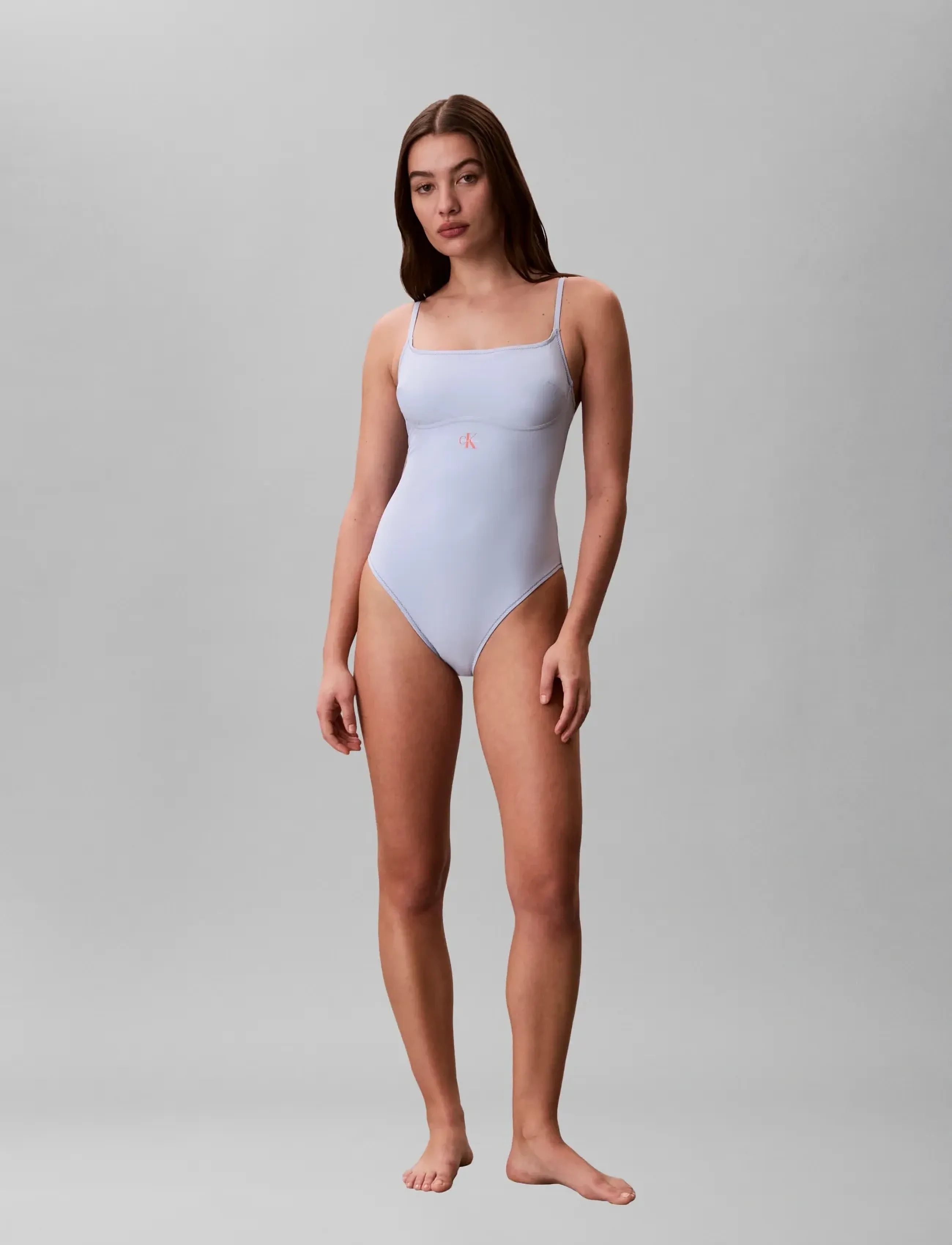 Calvin Klein One Piece, M, Blue, Badetøj > Badedragter, Dame