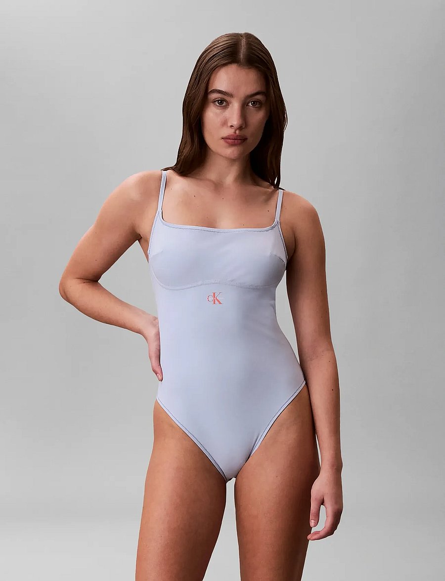 Calvin Klein - ONE PIECE - ujumistrikood - breezy blue - 3