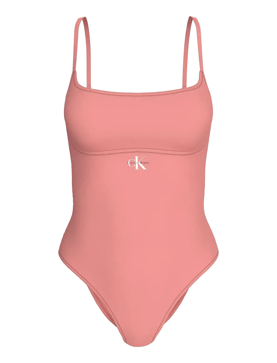 Calvin Klein - ONE PIECE - badedragter - washed scarlet - 1