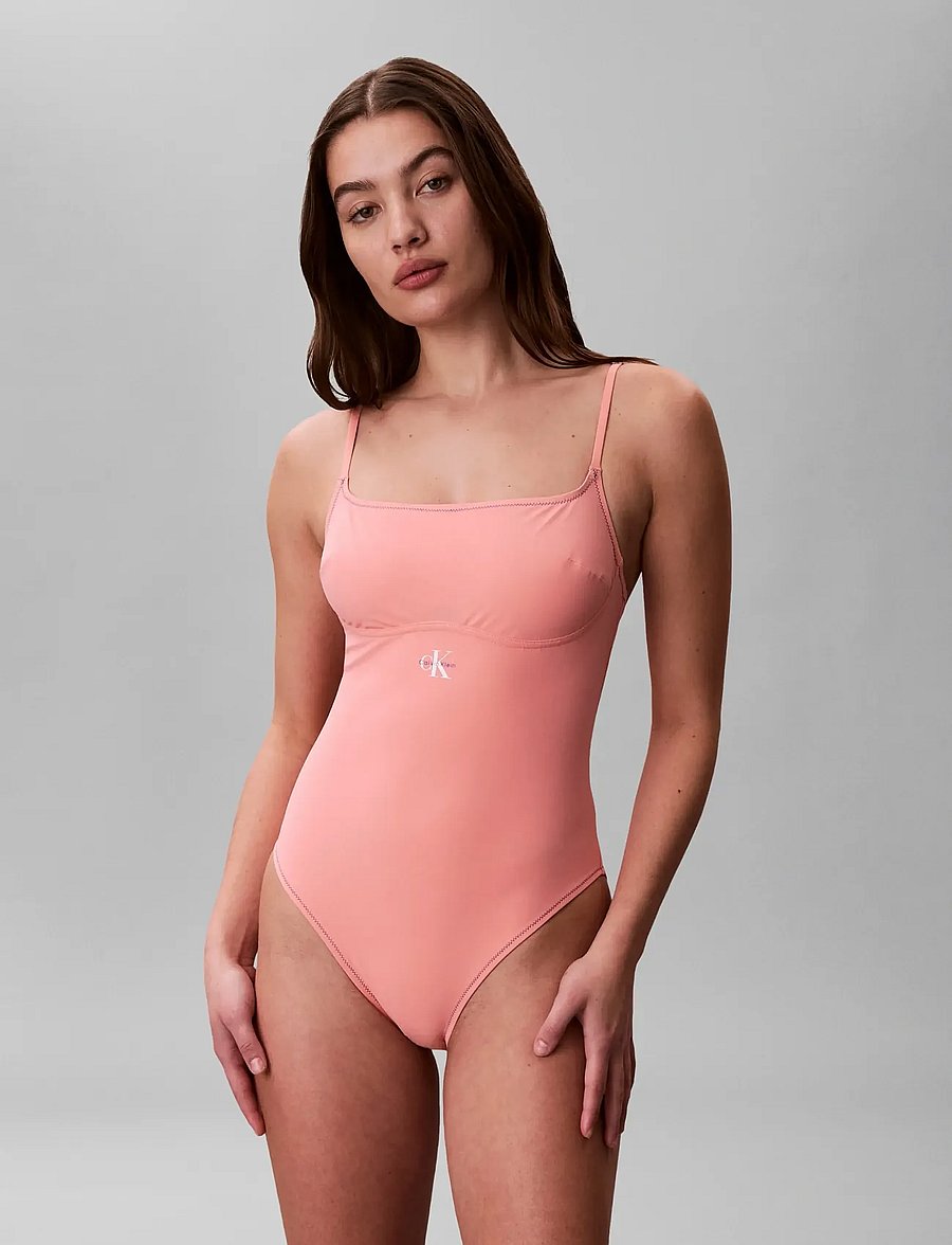 Calvin Klein - ONE PIECE - badedragter - washed scarlet - 3