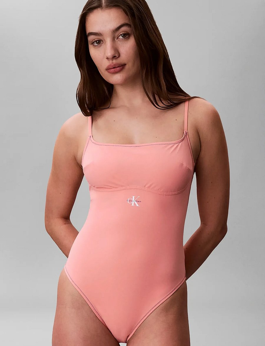 Calvin Klein - ONE PIECE - badedragter - washed scarlet - 4
