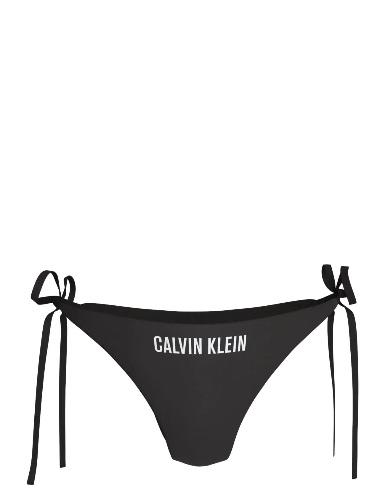 Calvin Klein SIDE TIE BOTTOM - Uus - BLACK / black
