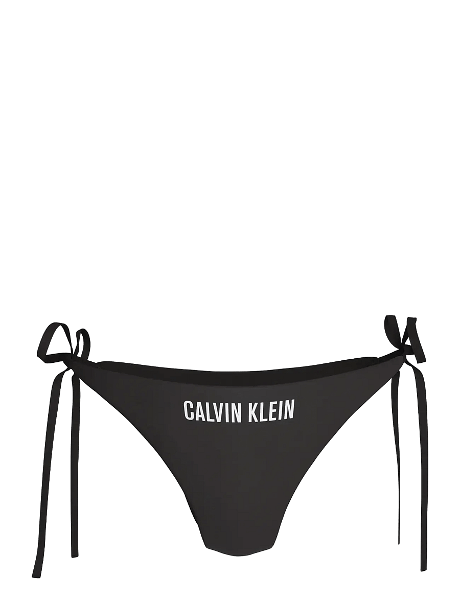 Calvin Klein - SIDE TIE BOTTOM - bikinis mit seitenbändern - black - 1