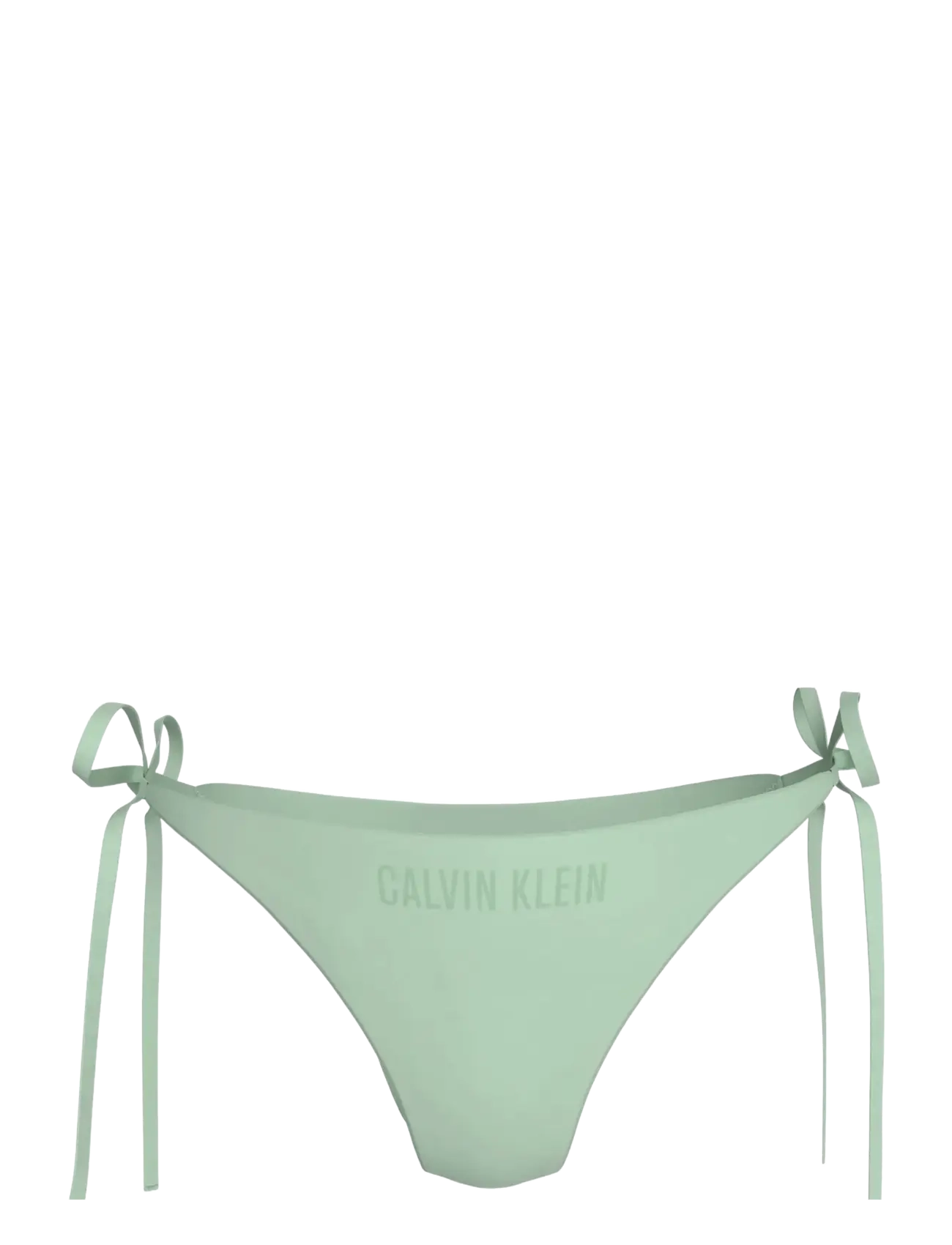 Calvin Klein SIDE TIE BOTTOM - Badetøj - SPRAY / green