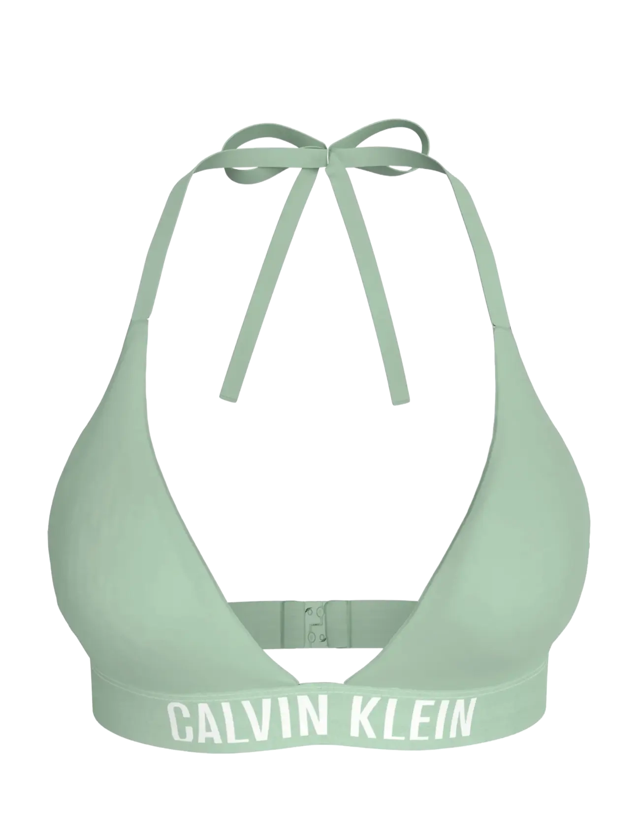 Calvin Klein HALTER TRIANGLE - Bikinier - SPRAY / green