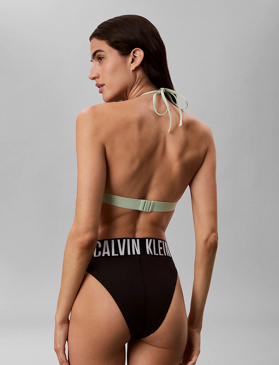 Calvin Klein - HALTER TRIANGLE - dreieck-bikini-oberteile - spray - 2