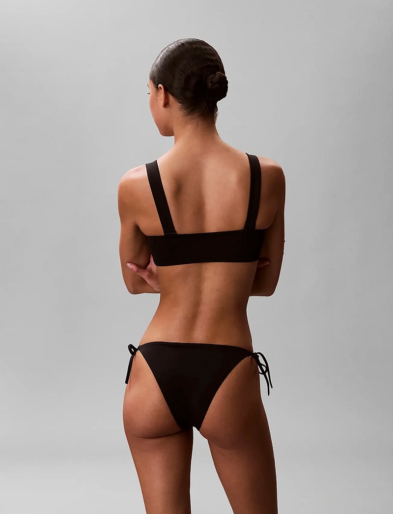 Calvin Klein - BANDEAU W STRAPS - bandeaubikinier - black - 2