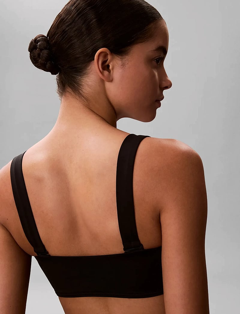 Calvin Klein - BANDEAU W STRAPS - bandeaubikinier - black - 4