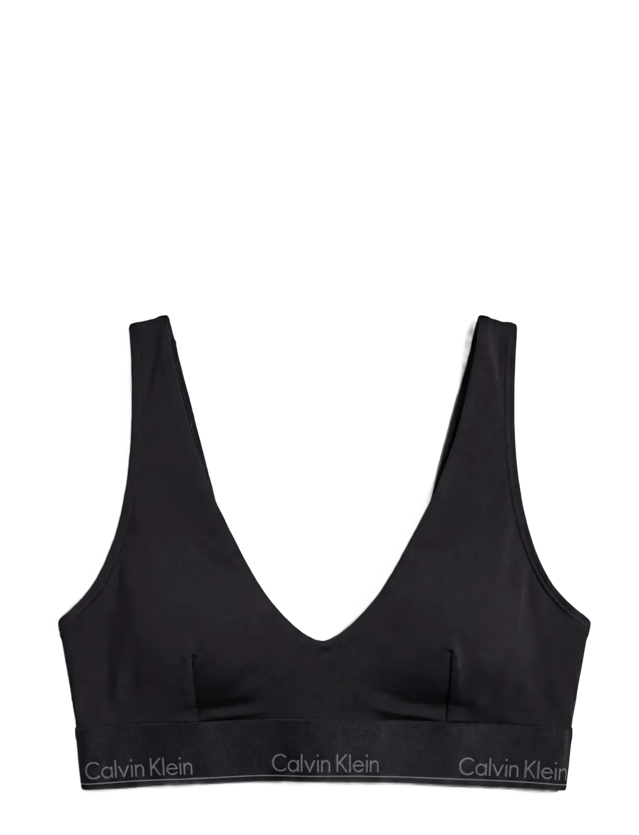 Calvin Klein ICON SHINE SWIM BRALETTE - Badkläder - BLACK / black