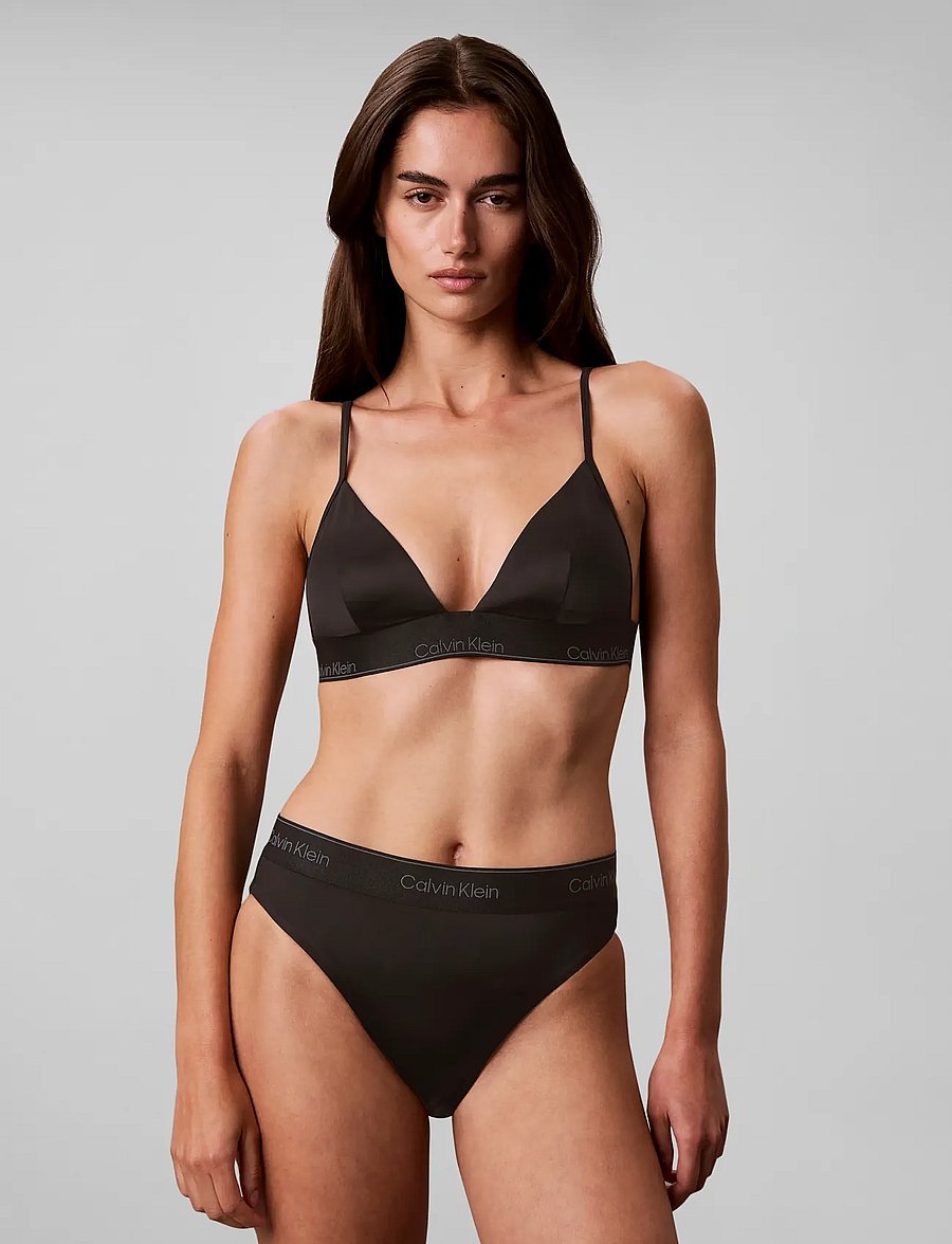 Calvin Klein - ICON SHINE SWIM BIKINI - bikini-slips - black - 0
