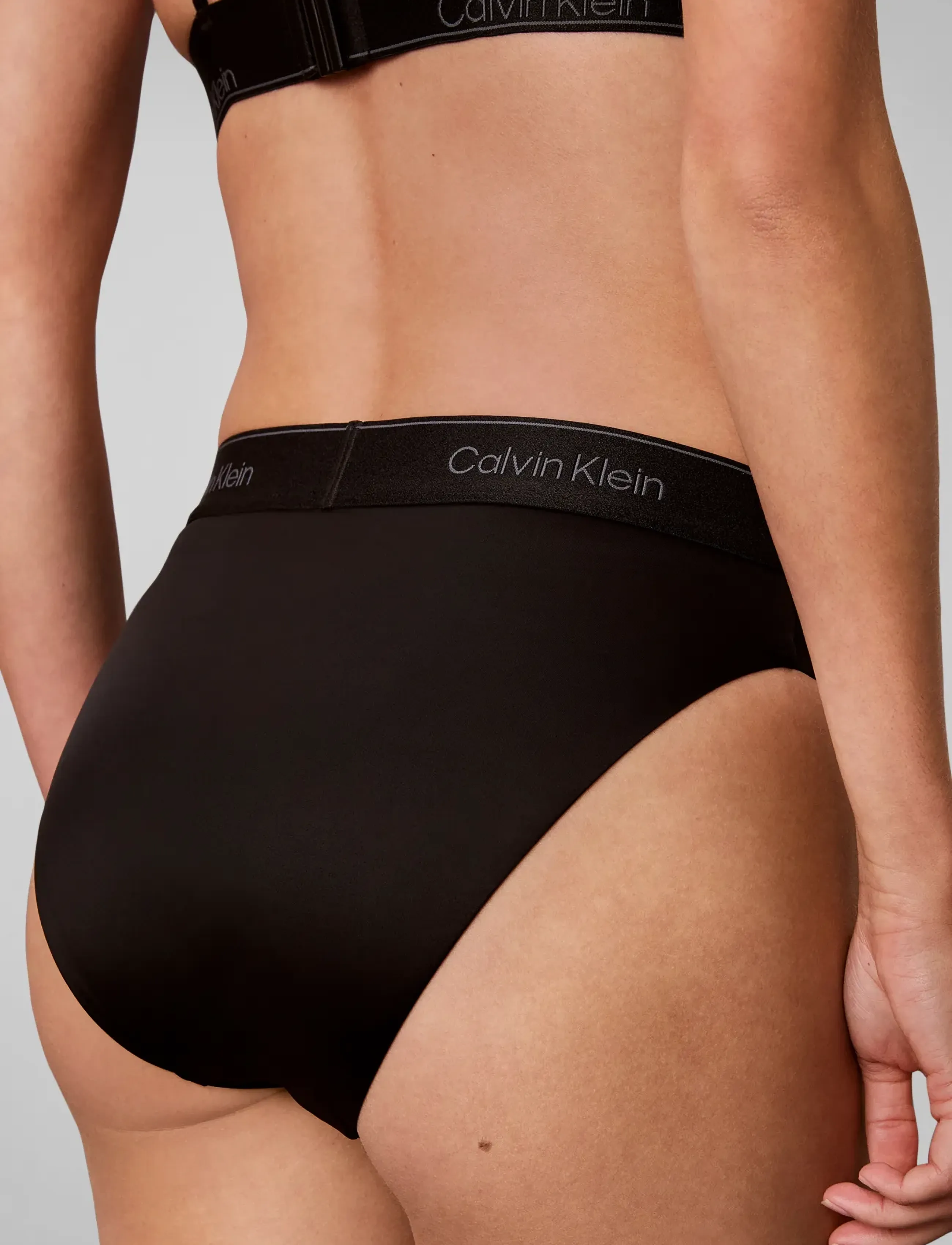 Calvin Klein - ICON SHINE SWIM BIKINI - bikini-slips - black - 5